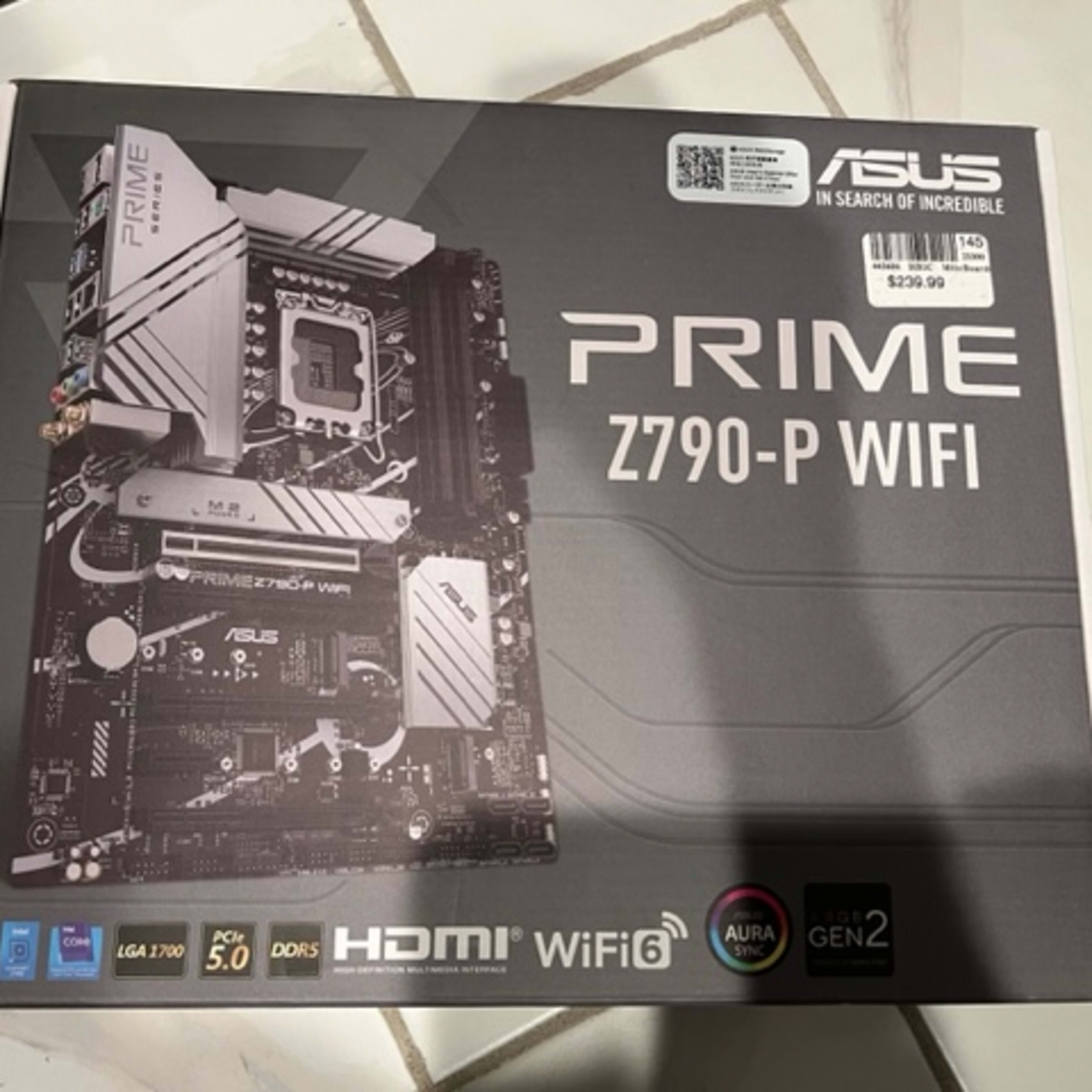 Brand New ASUS Z790-P PRIME WiFi Intel LGA 1700 ATX Motherboard