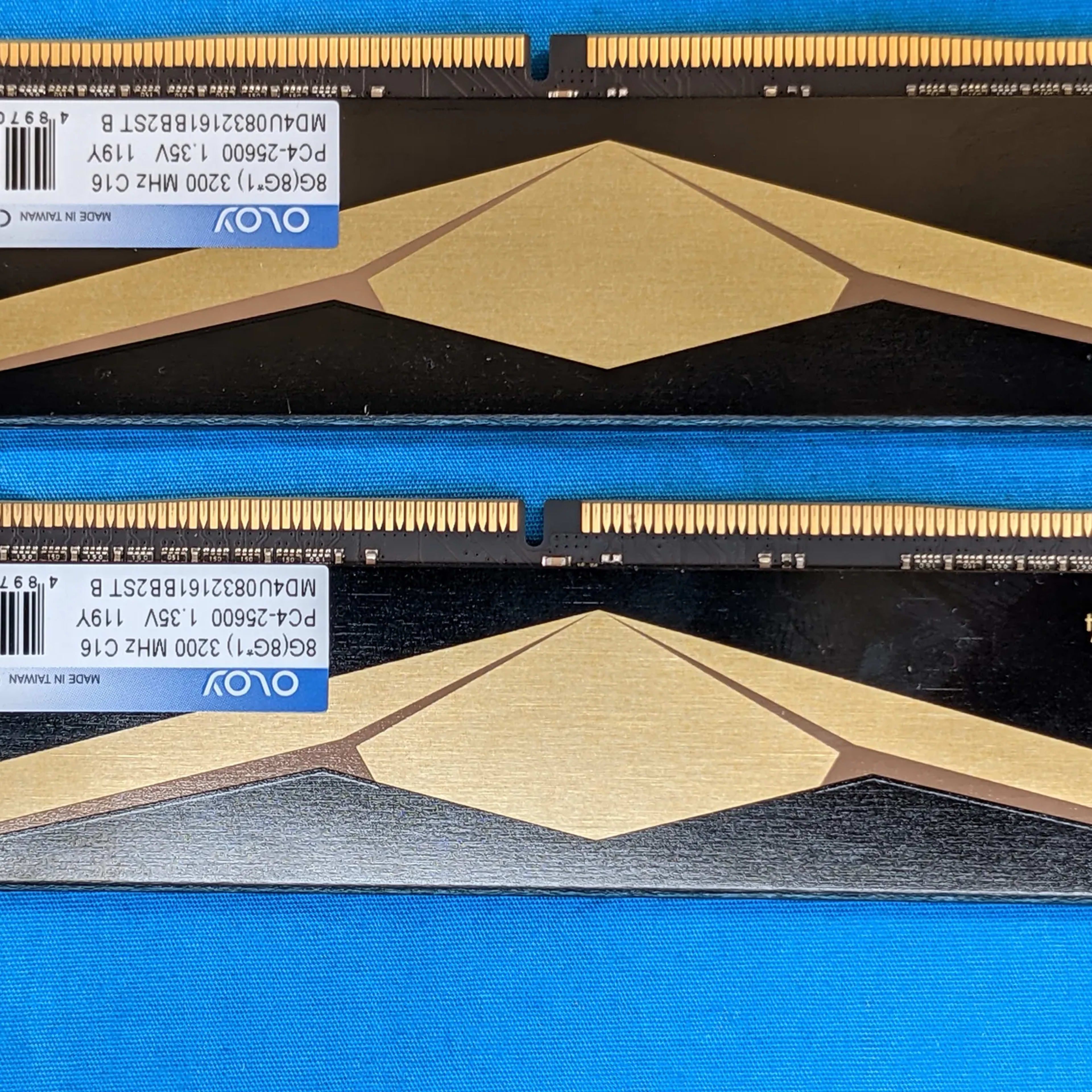 OLOy B-21 Raider 16GB (2x8GB) DDR4 3200MHz PC4-25600 C16 1.35V Desktop RAM MD4U0832161BB2ST B