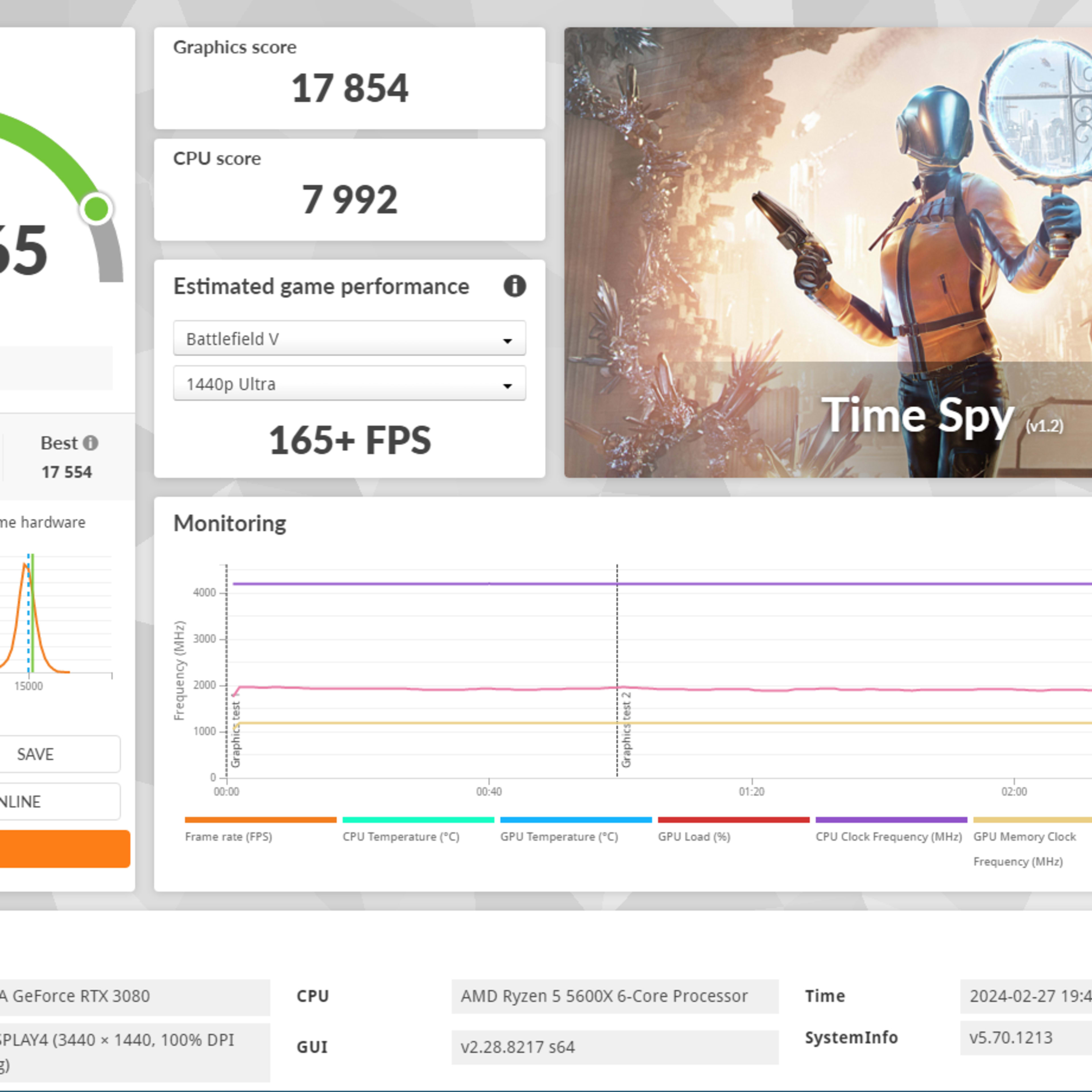 EVGA 3080 FTW ULTRA 10 GB