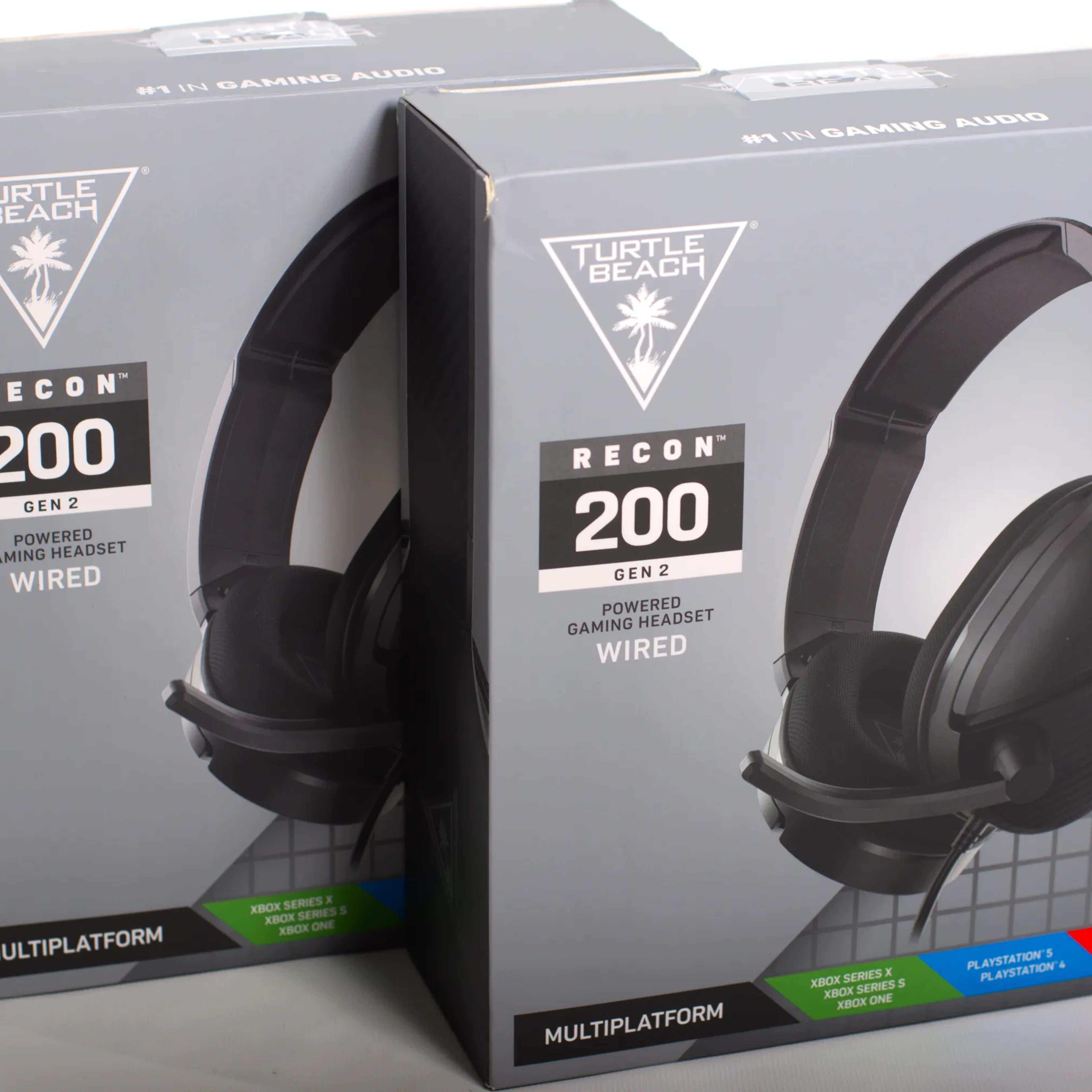 Turtle Beach Recon 200 Gen 2 Powered Gaming Headset for Multiplatform - Black - NEW