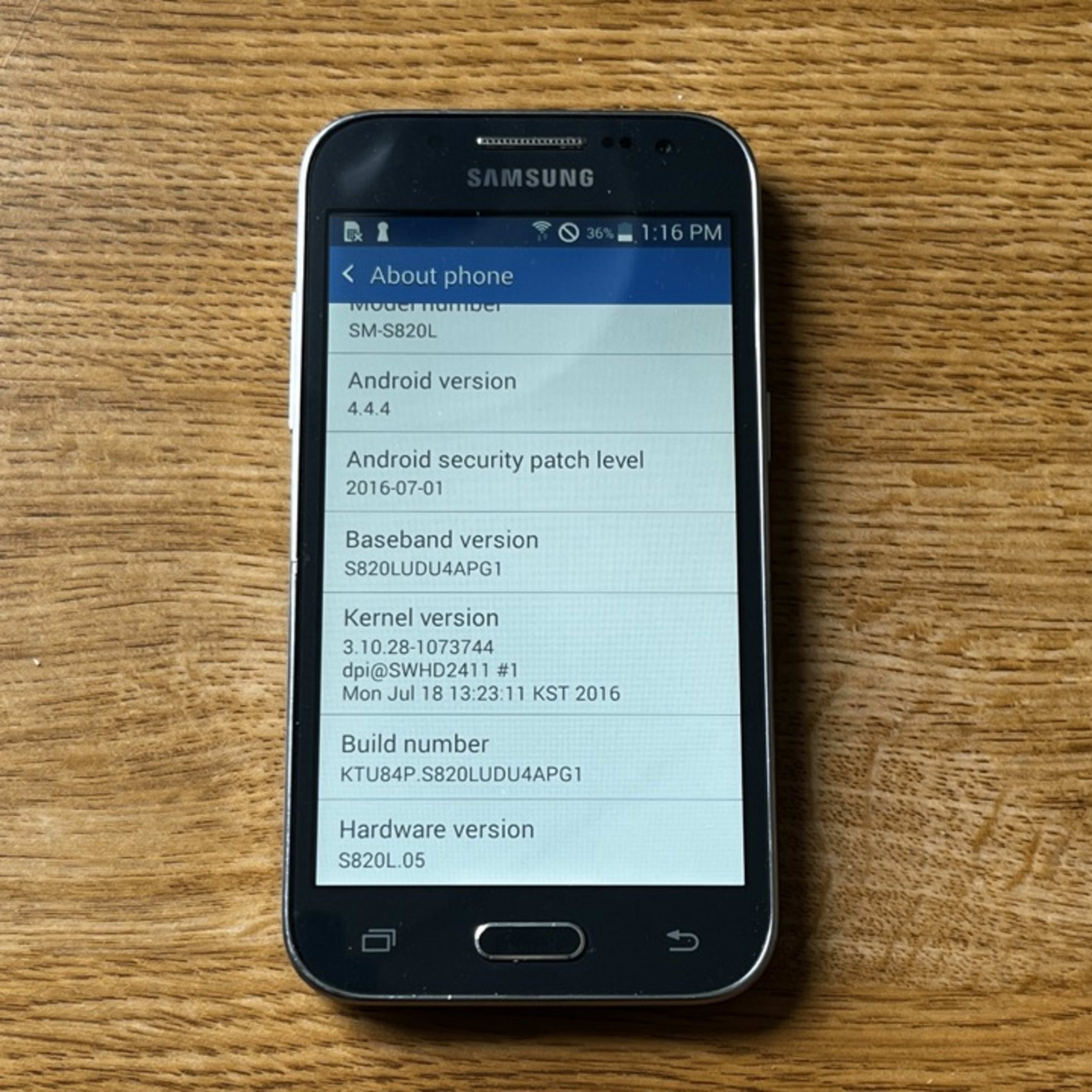 Samsung Galaxy Core Prime SM-S820L - TracFone Smartphone Device