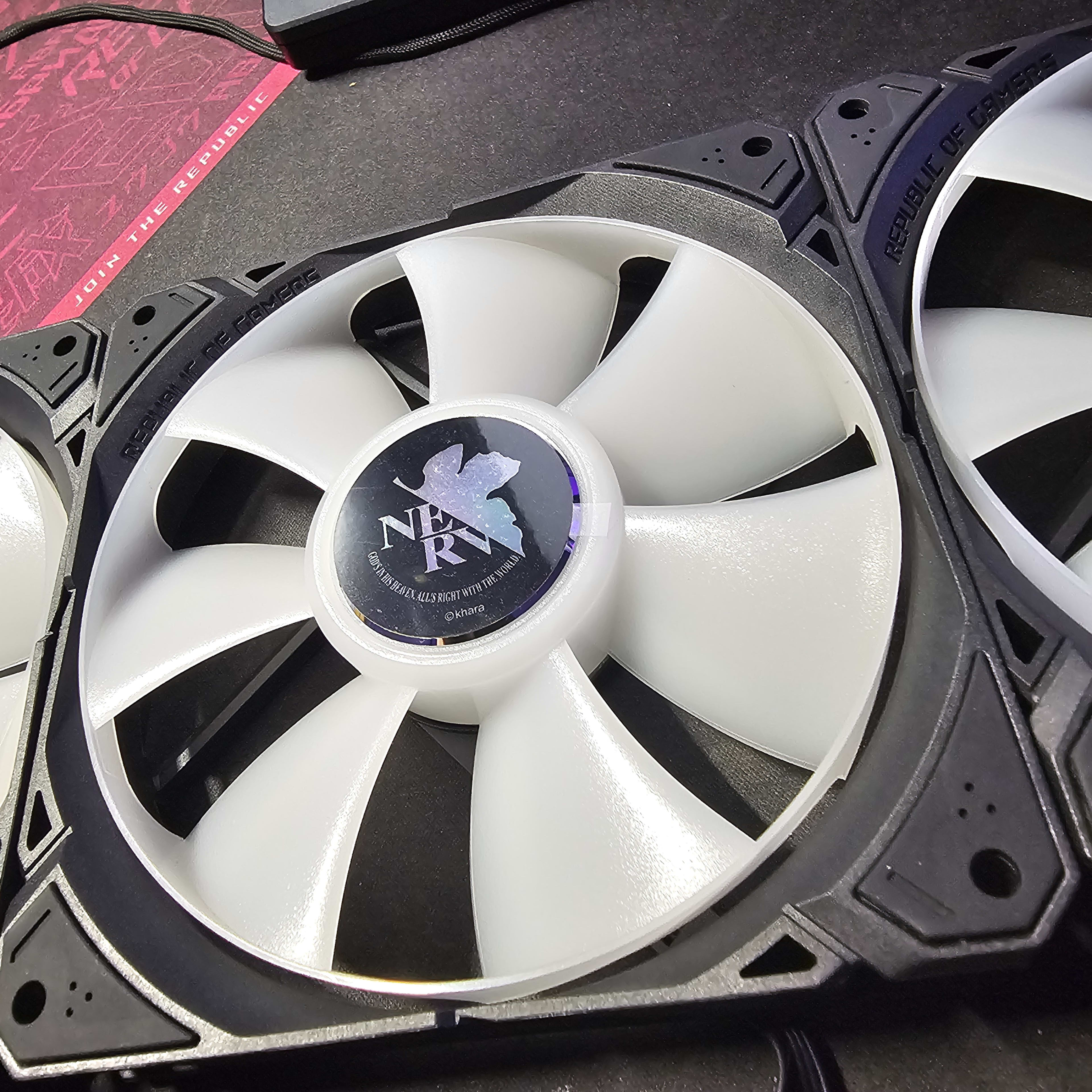 EVA01 Case Fans //  ASUS ROG AF 12S ARGB BLACK, Set of 3