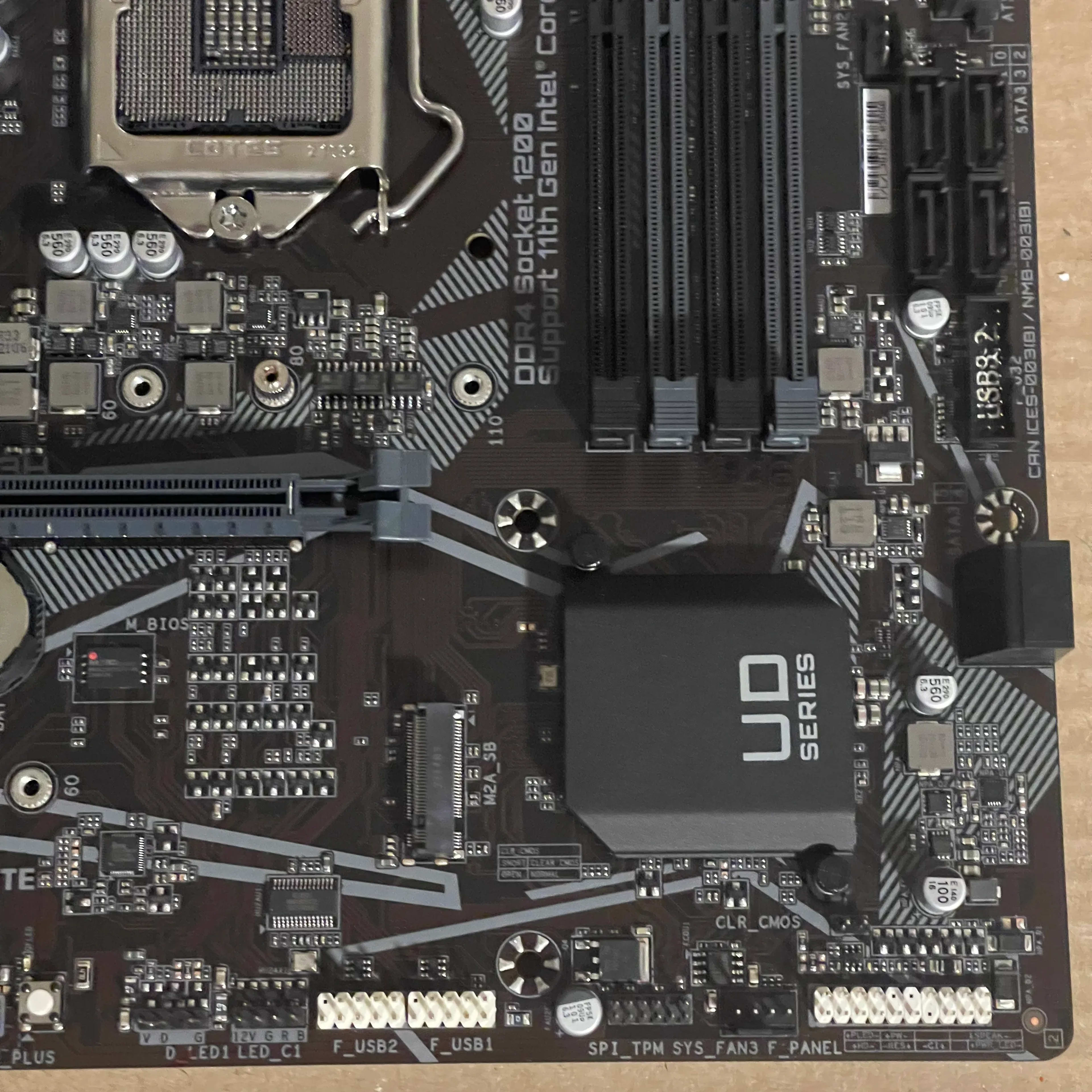 Parts, Gigabyte B560M DS3H, Bent Pins