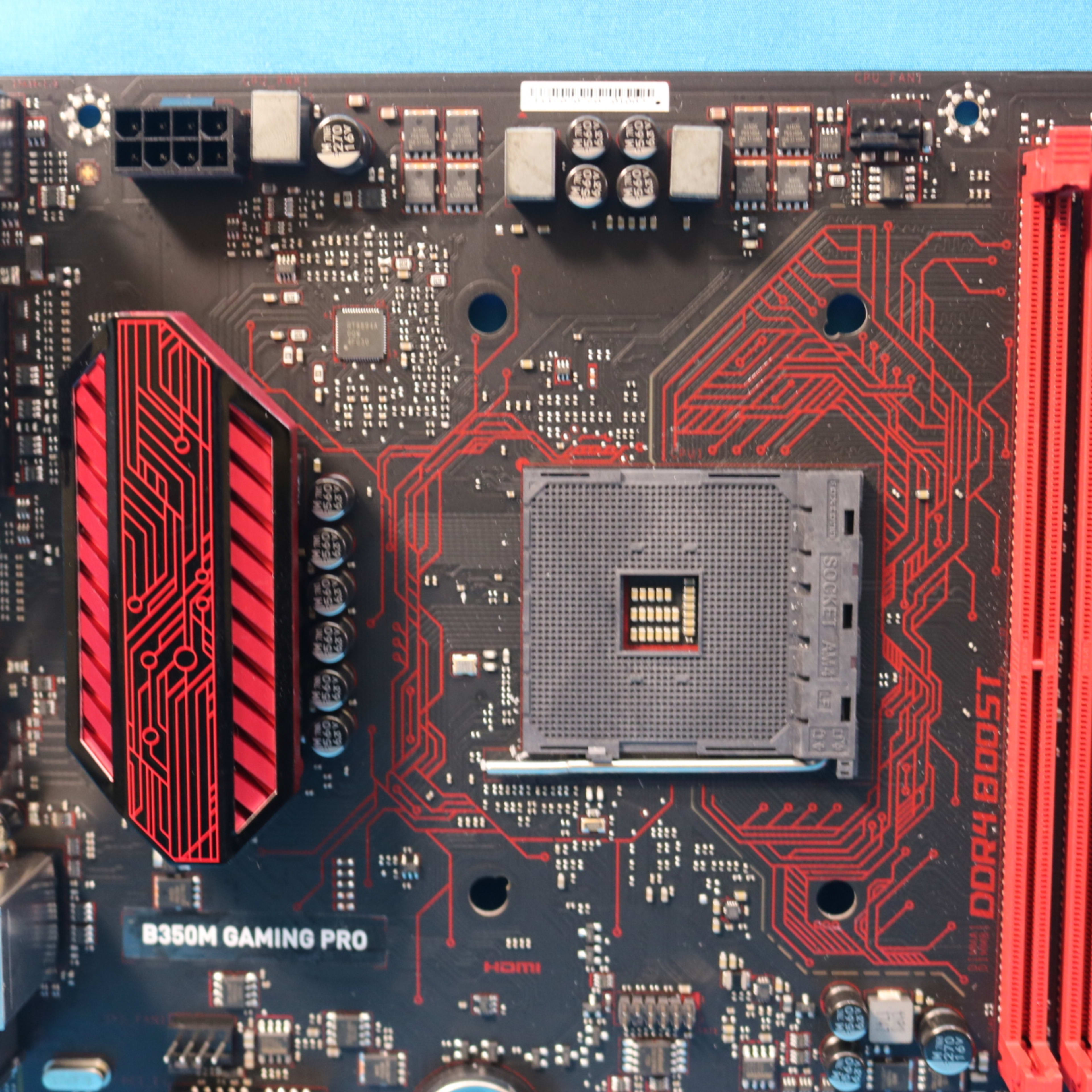 MSI B350M Gaming Pro AMD Socket AM4 DDR4 MicroATX Desktop Motherboard