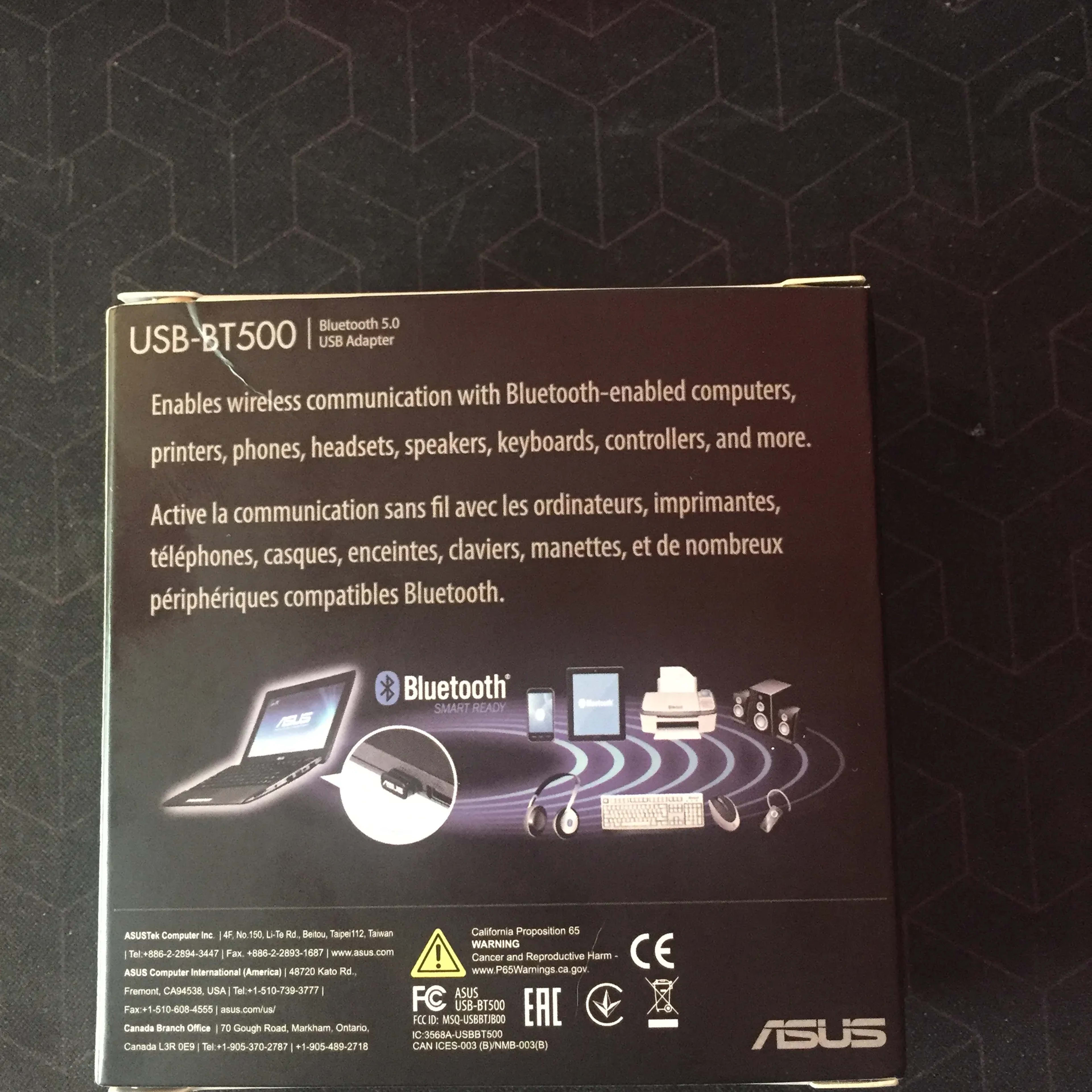 ASUS USBBT500 Bluetooth 5.0 USB Adapter with Ultra Small Design on Jawa