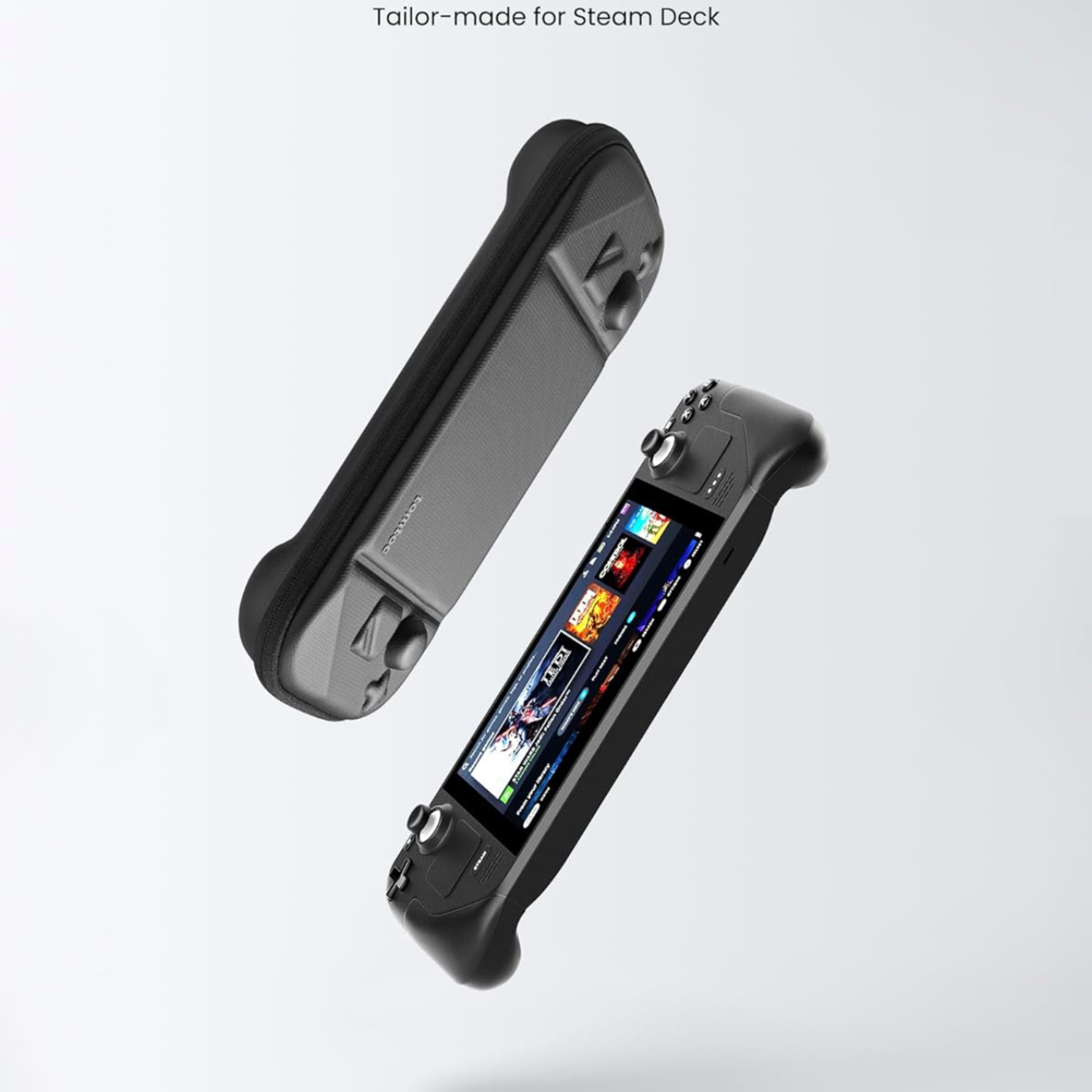 tomtoc Carrying Case Compatible with Steam Deck/Steam Deck OLED, Protective case