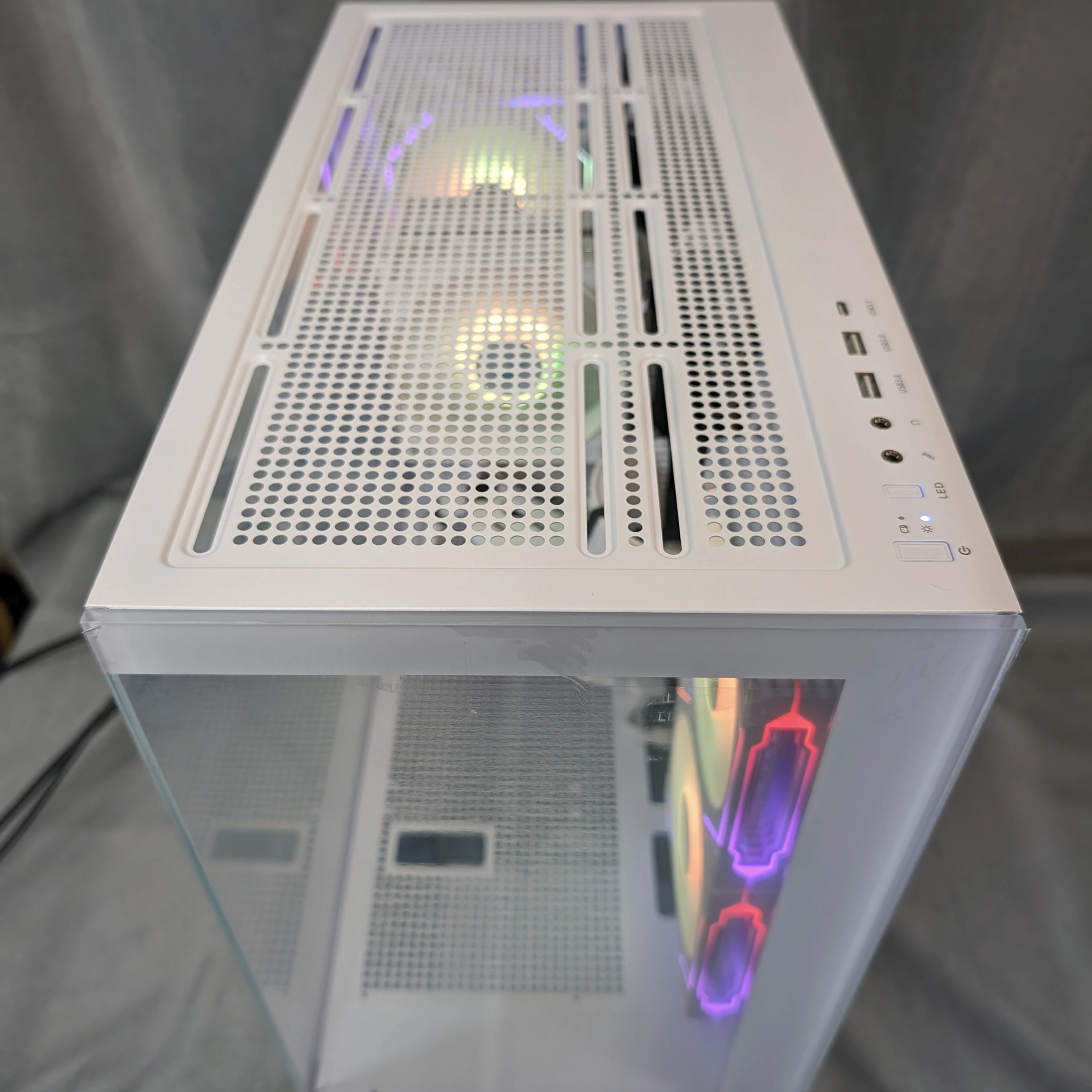 Ryzen 5 7500f + RTX 4060 + 32GB DDR5 + 1TB SSD White RGB Gaming PC