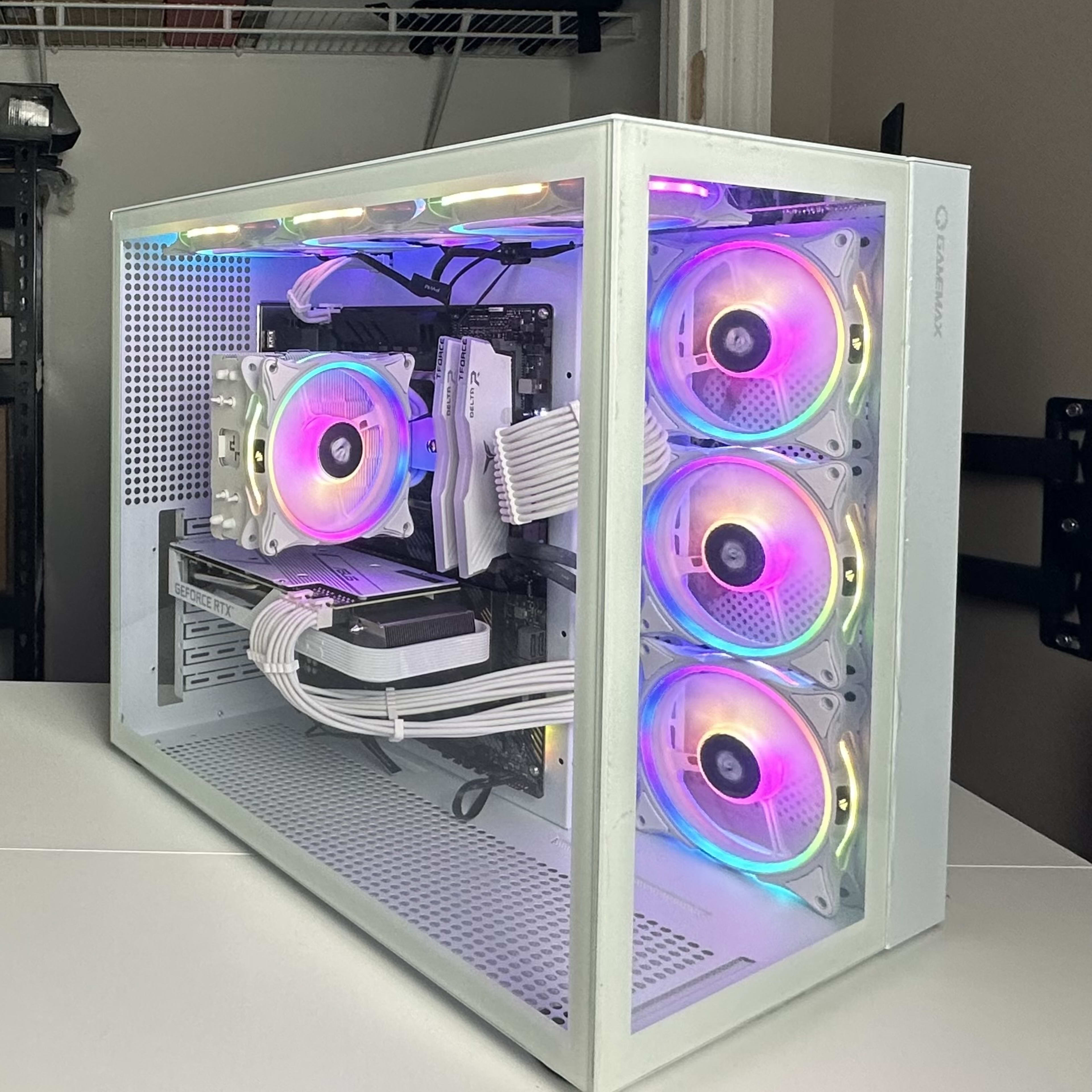 White Gaming PC (5600x3D + 3060 Ti GDDR6X)