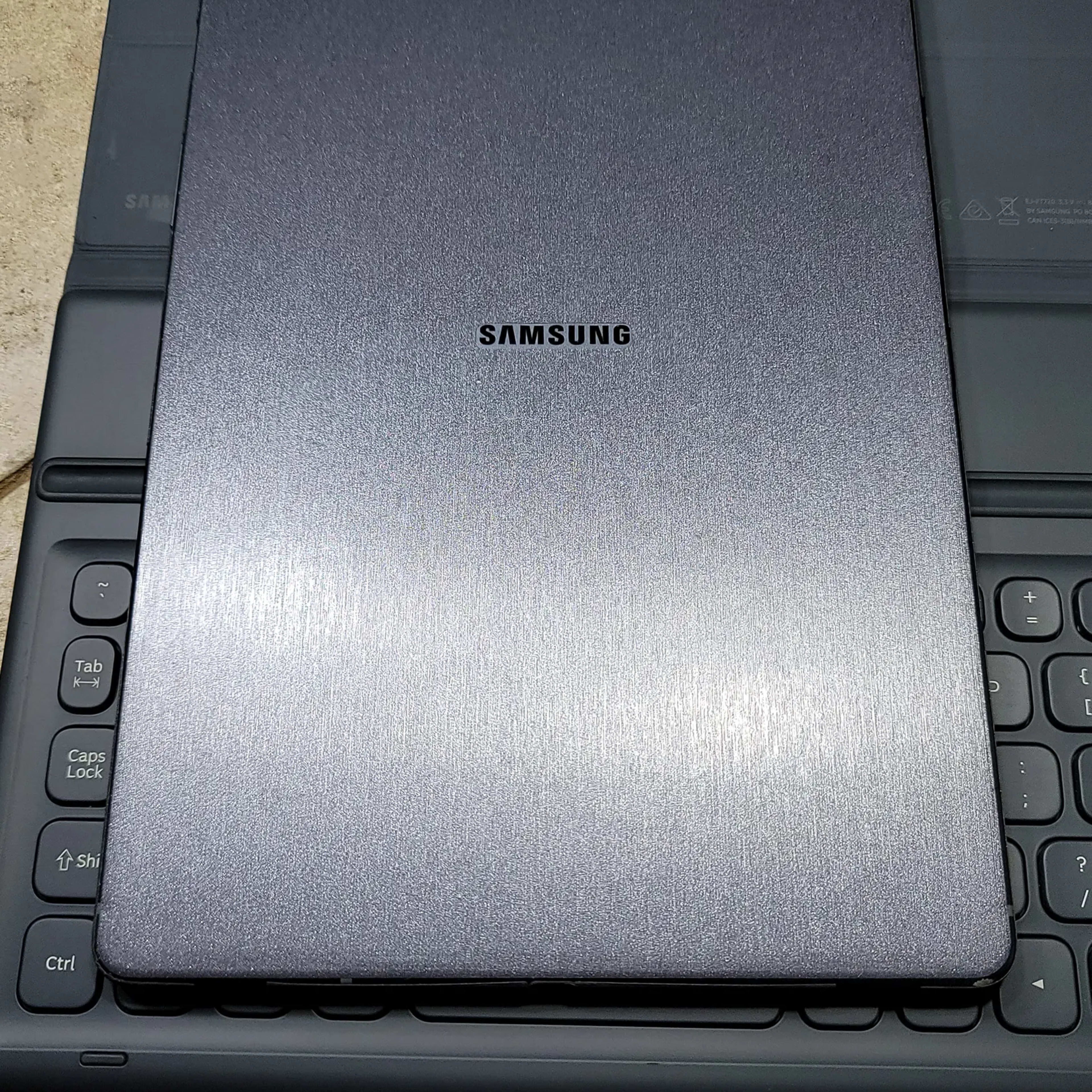 Samsung Glaxy Tab S5e with keyboard book cover