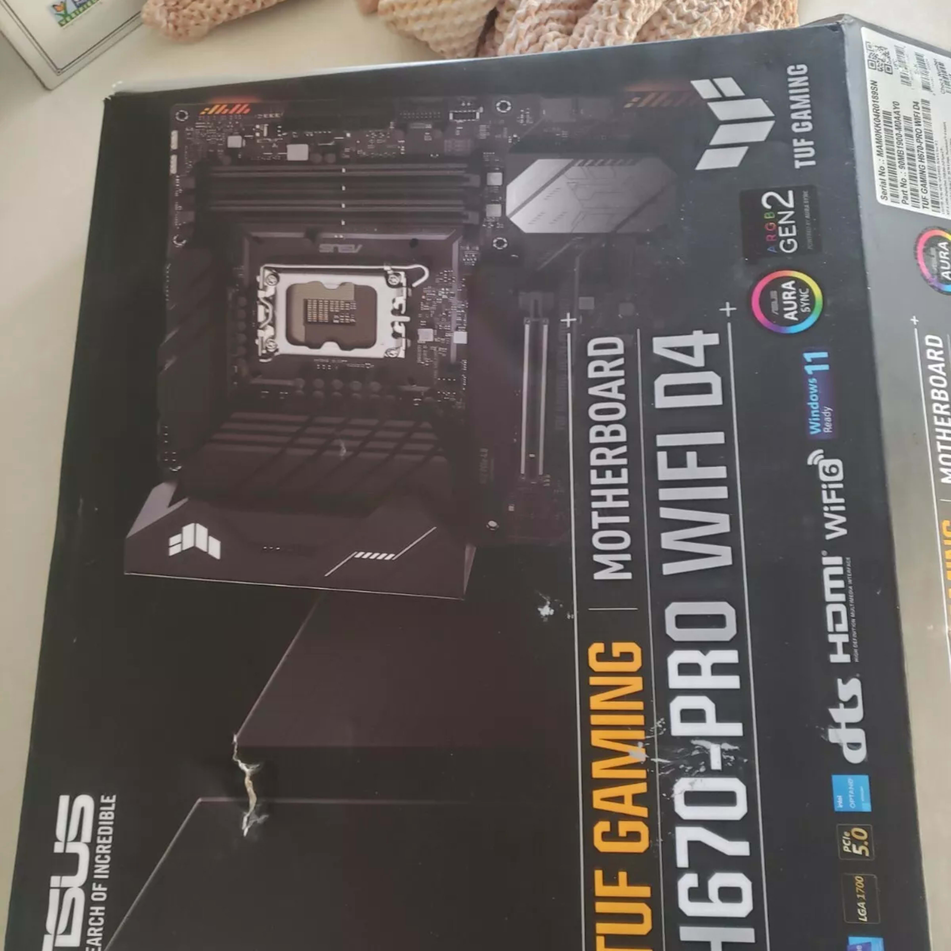 I7 12700k processor with 32GB DDR4 Tuf H670 Board And More I7 12700k processor with 32GB DDR4 Tuf H670 Board And More