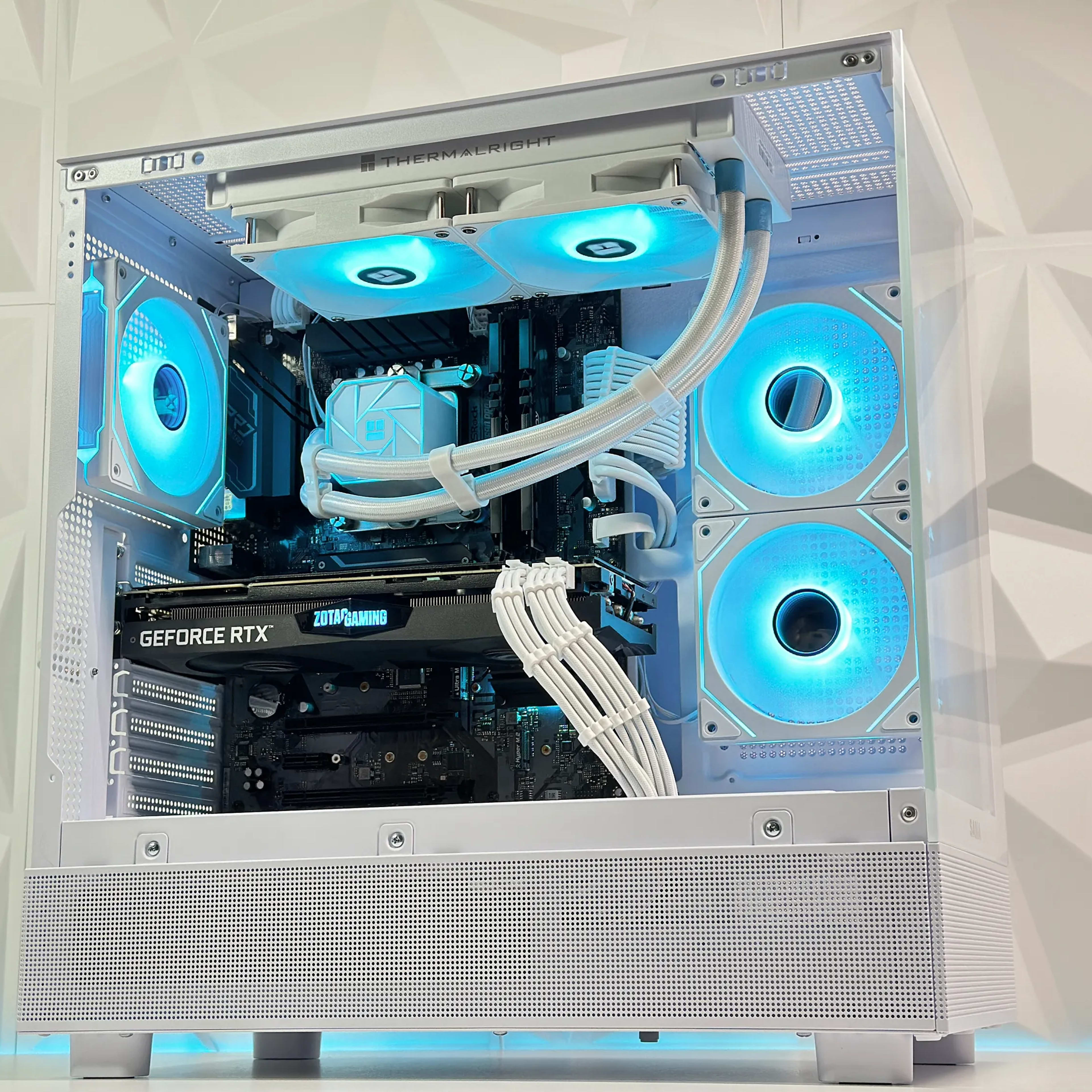 ⛄🌨️Liquid Cooled Gaming PC🚀Nvidia RTX 2080 8GB🚀Intel i7 10700 8 core🚀32GB DDR4🚀1TB NVME