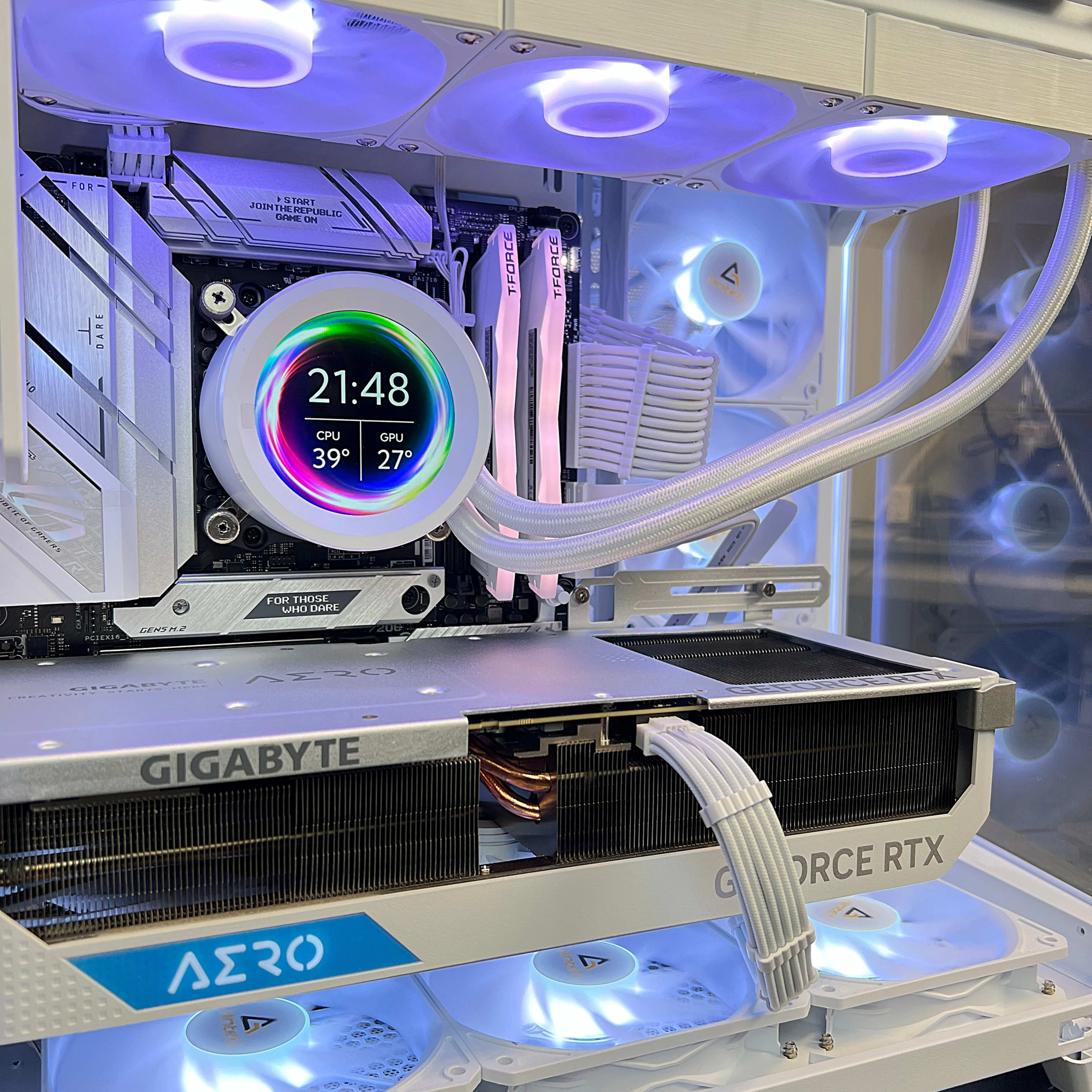 RTX 4080 Aero OC Ryzen 7 7800X3D 32GB DDR5 RAM 4TB M.2 Gaming PC 🤯