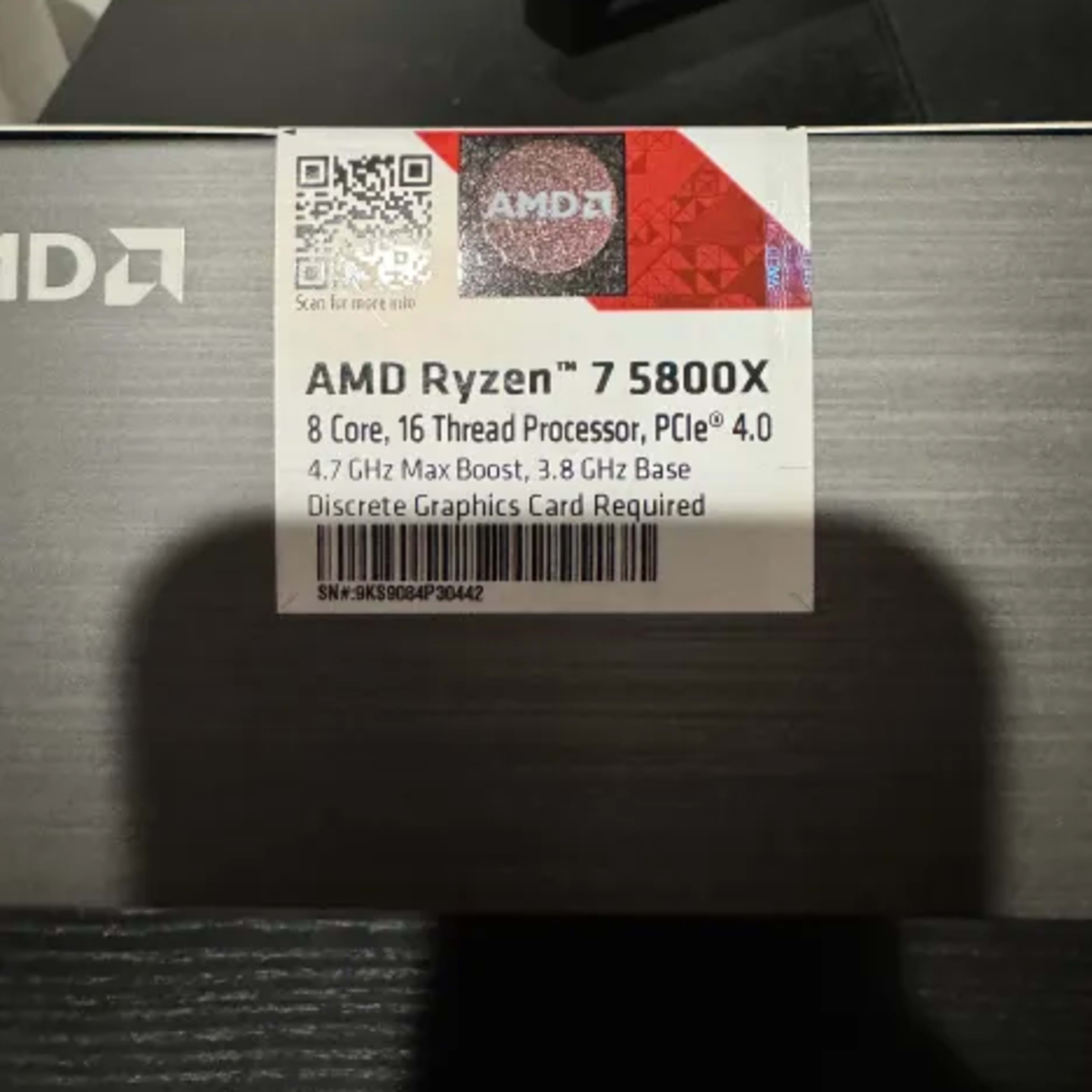 Brand New Ryzen 7 5800x