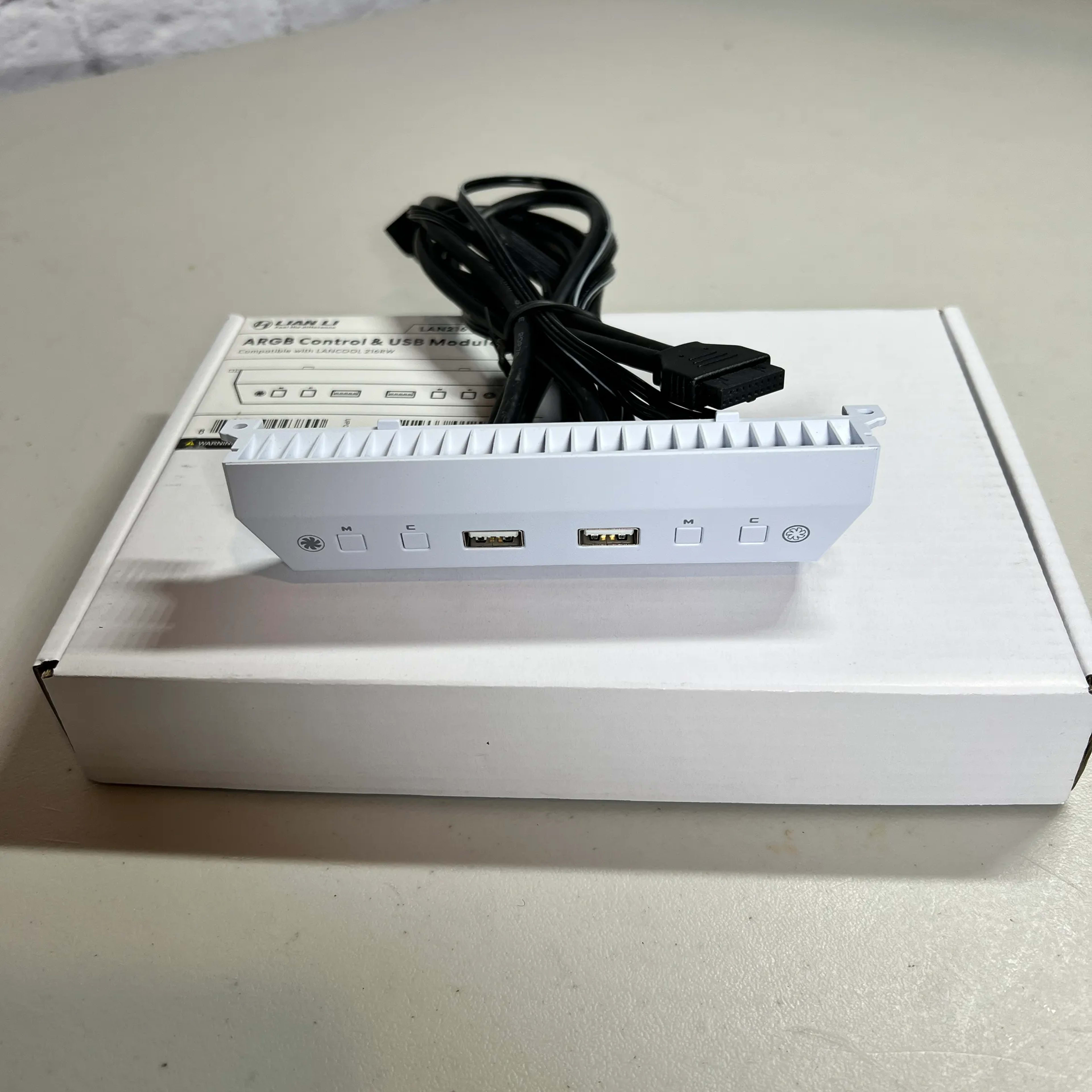 Lian Li LANCOOL 216 ARGB Control & USB Module (White)
