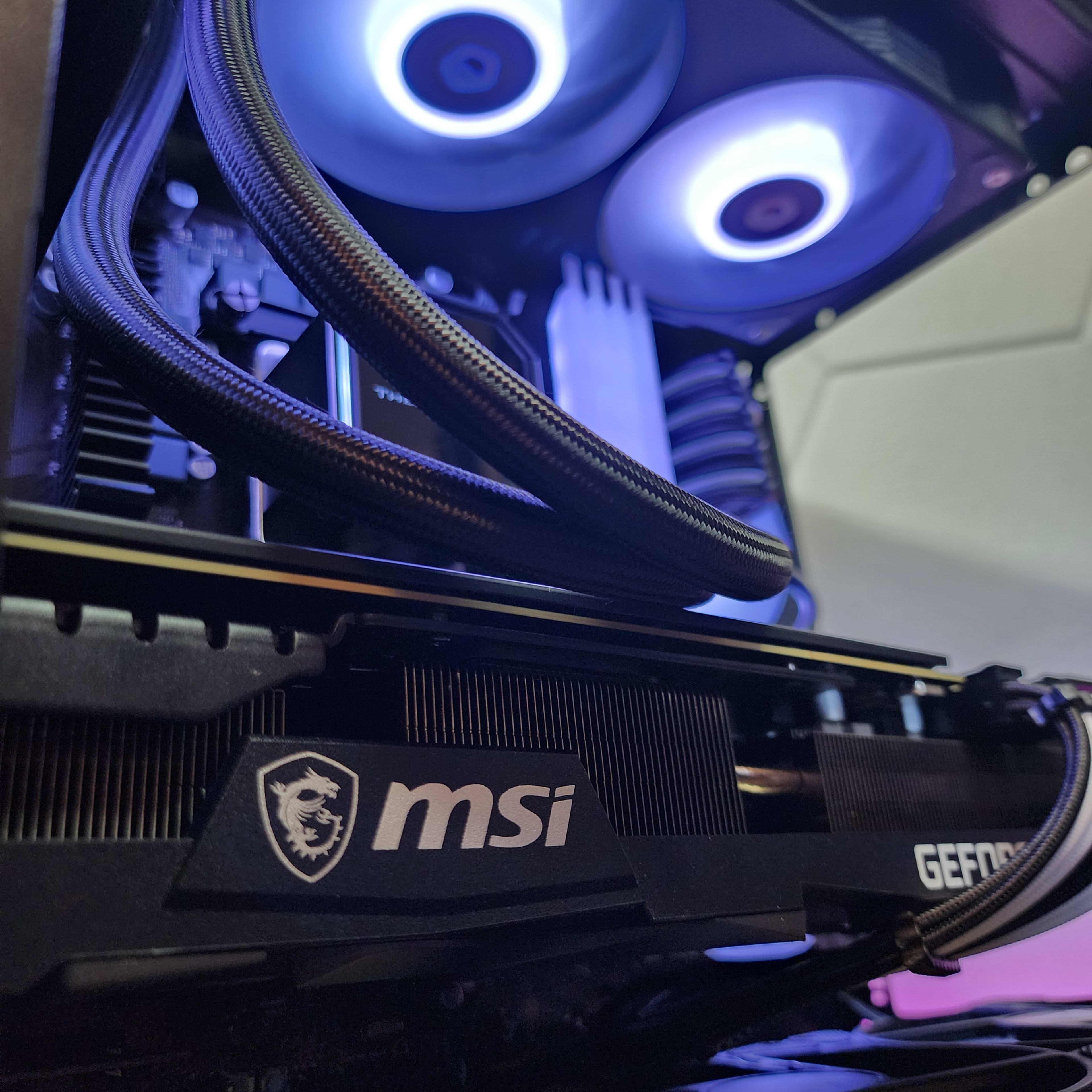 🤍🖤💙 MSI RTX 3080 // Intel Core i5 12400 // Lexar 32GB 3600MHz