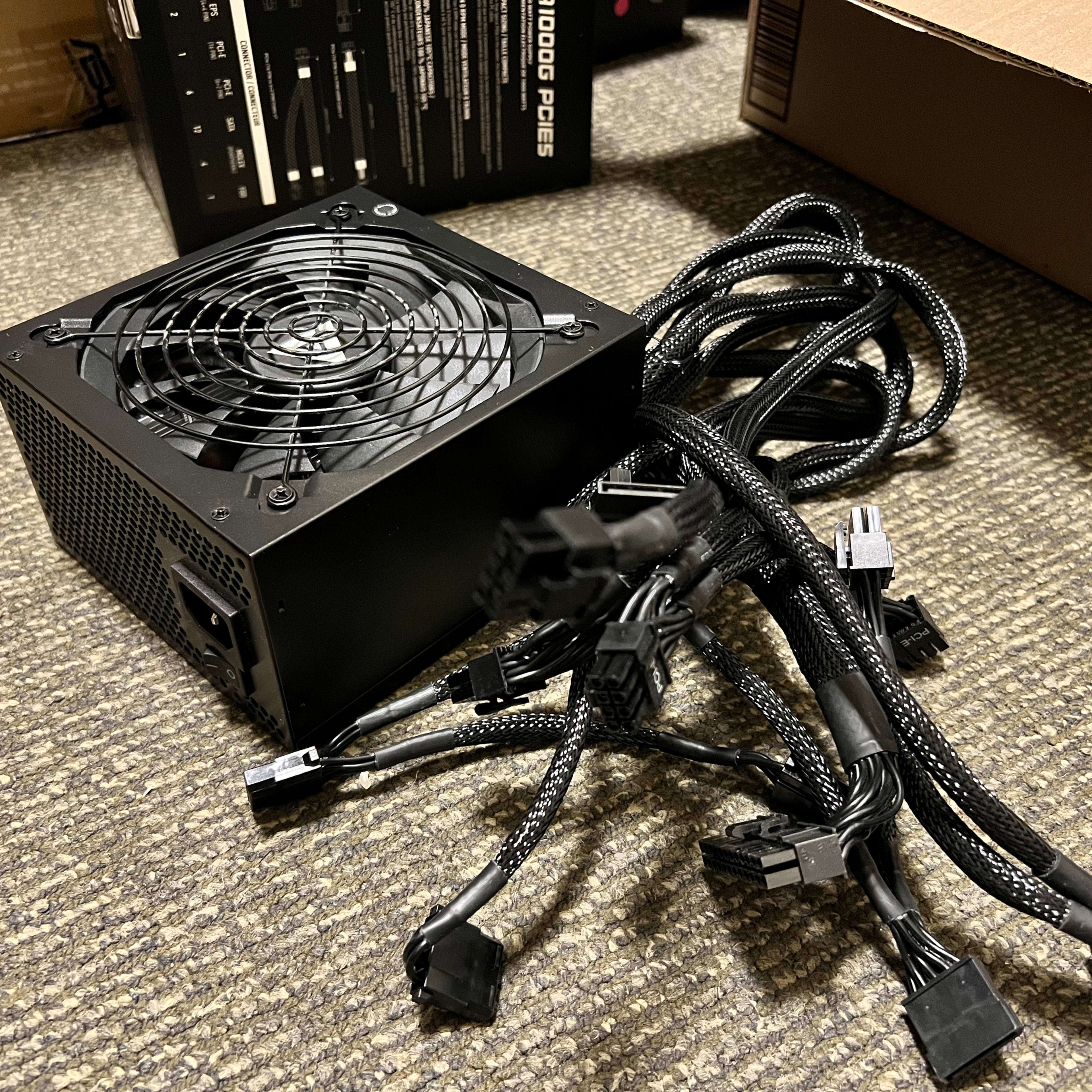 APEVIA Prestige ATX-PR600W 80+ Gold 600W ATX Power Supply