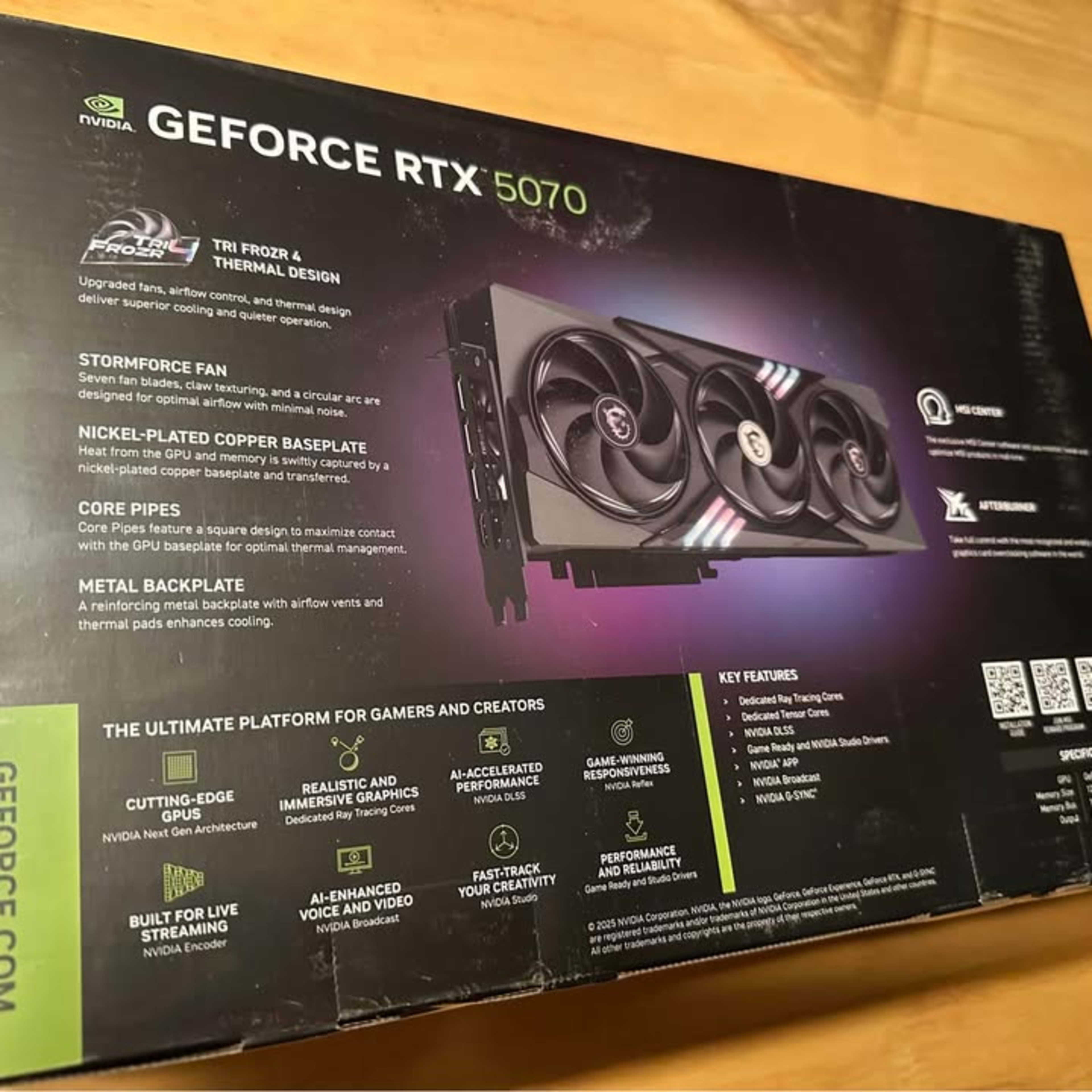MSI GeForce RTX 5070 12G GAMING TRIO OC | Jawa MSI GeForce RTX 5070 12G GAMING TRIO OC | Jawa