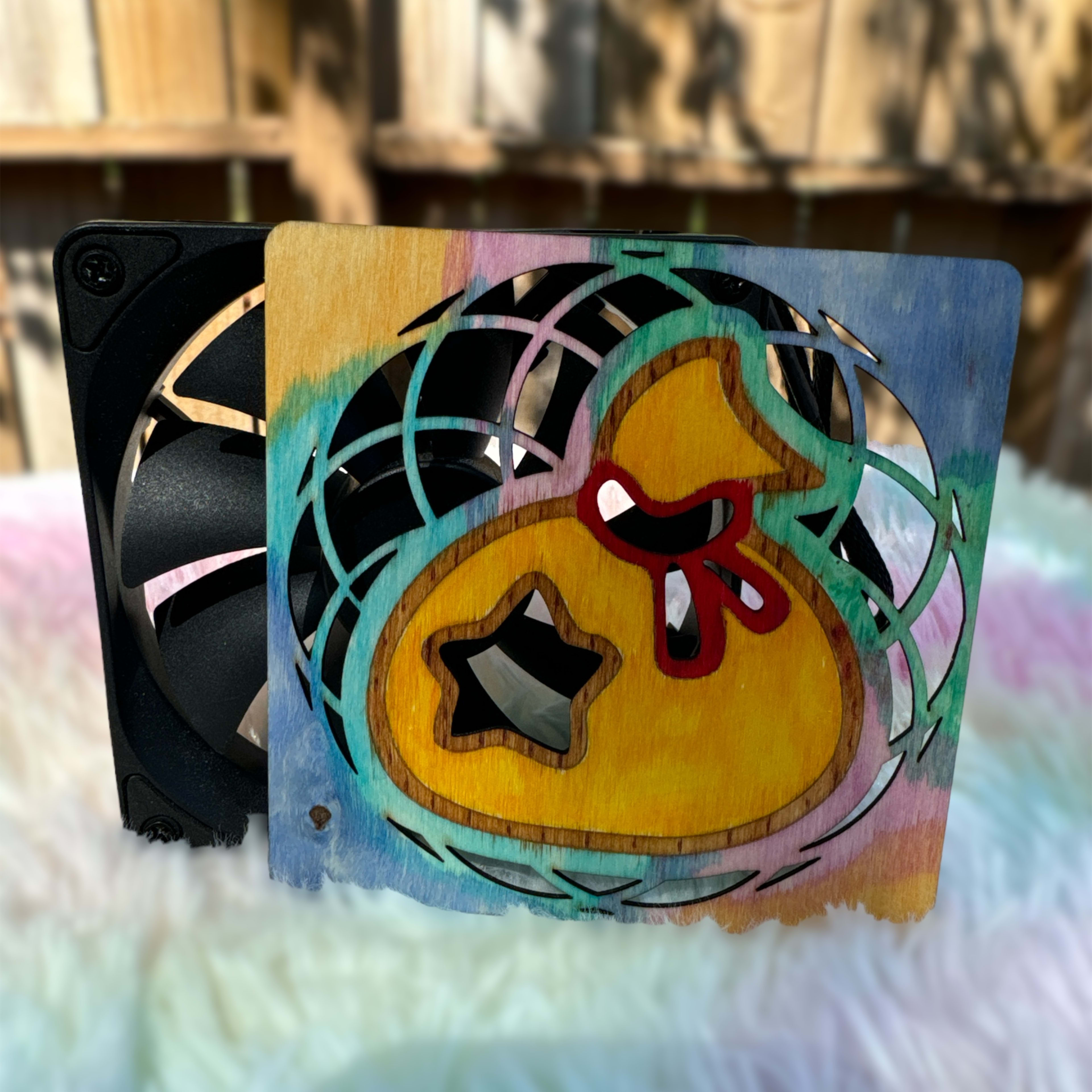 Animal Crossing Custom Fan Shroud/Grill Easy Magnetic Snap