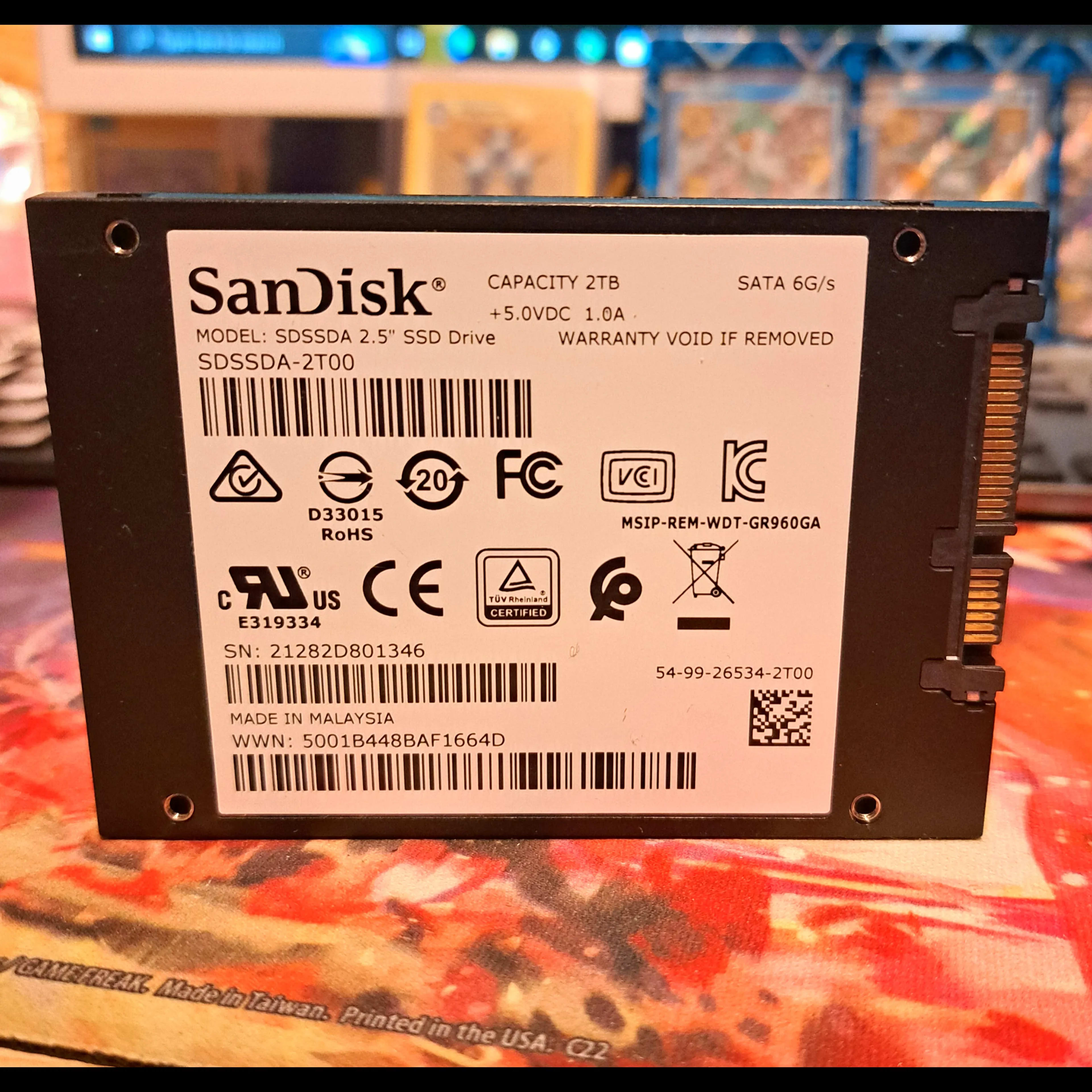 SanDisk SSD Plus 2TB 2.5" Solid State Drive