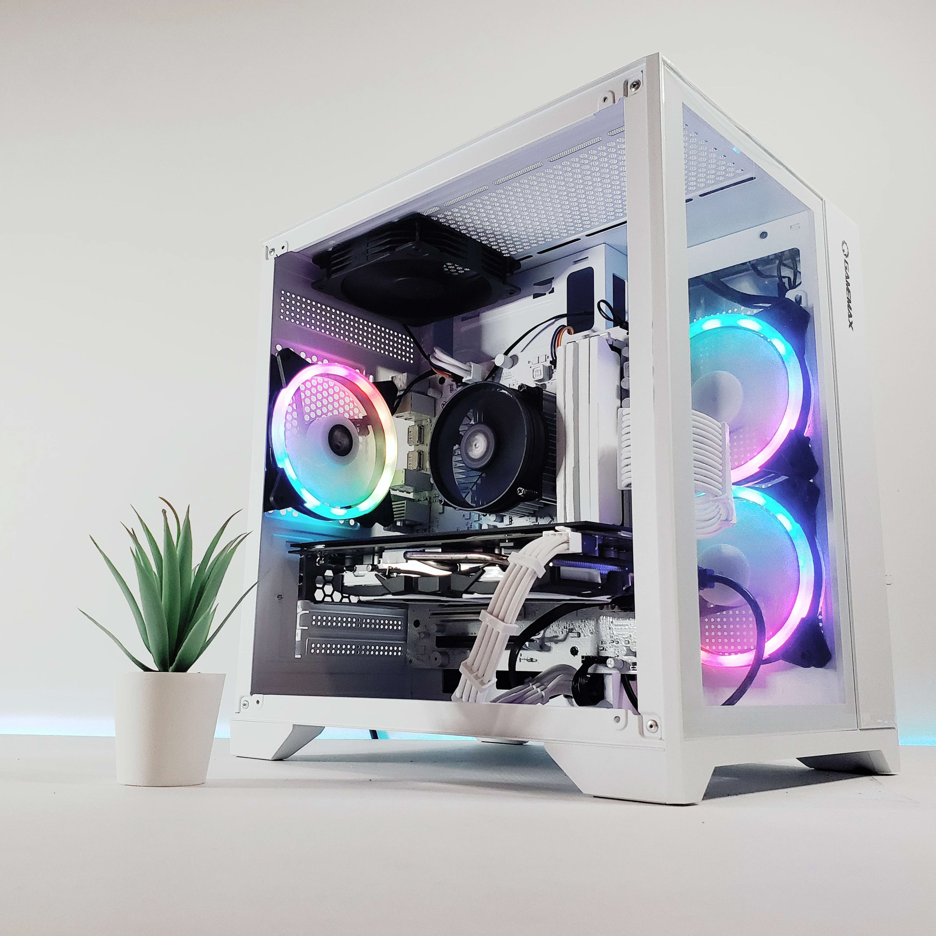 i7 Value Gaming PC | ⚙️RX580 | All White✨ |