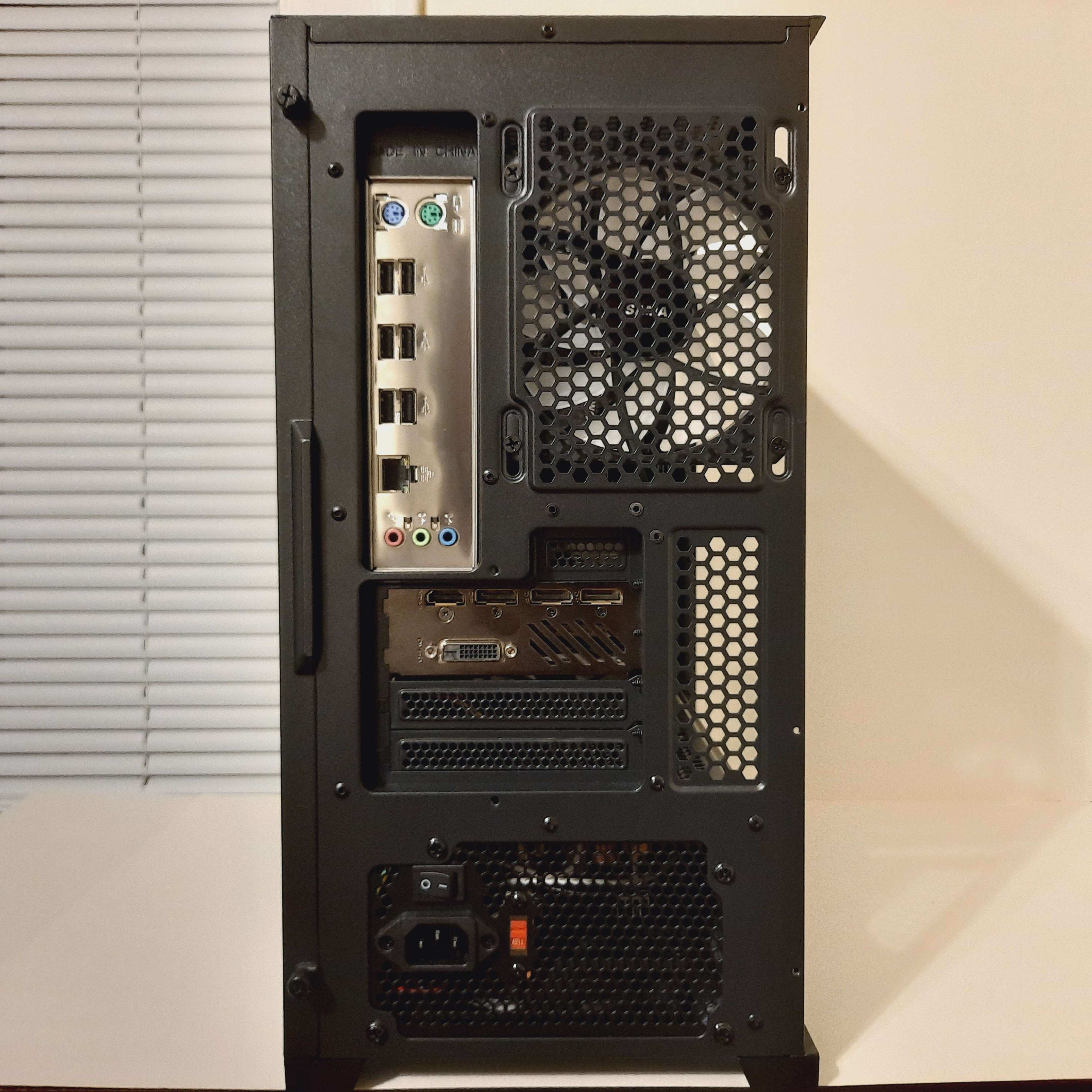 Budget Gaming PC with RGB - Intel Xeon 12 cores/16GB RAM/490GB SSD - AMD RX 570 4GB