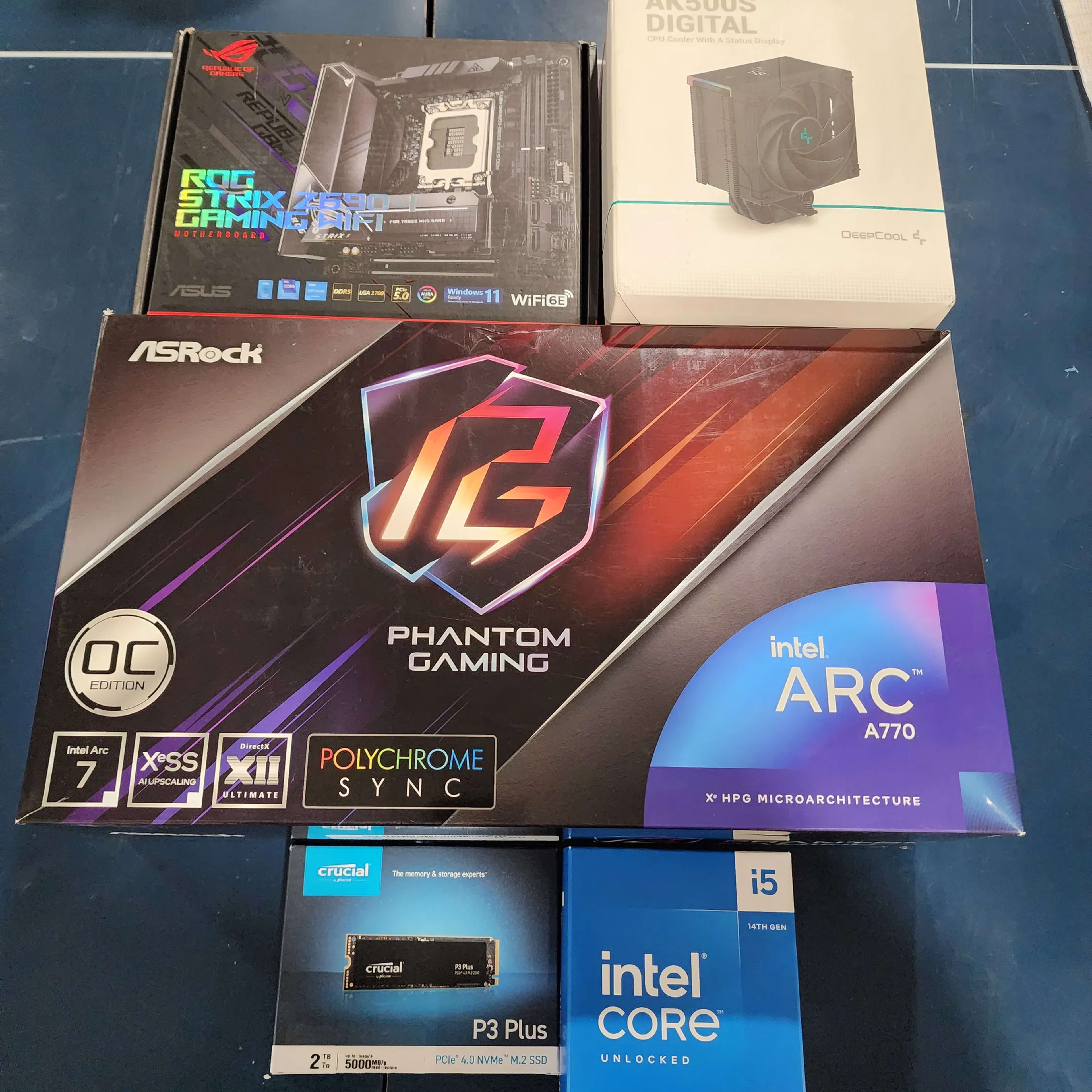 NR200P i5-14600K+Arc A770 Perfect Budget System