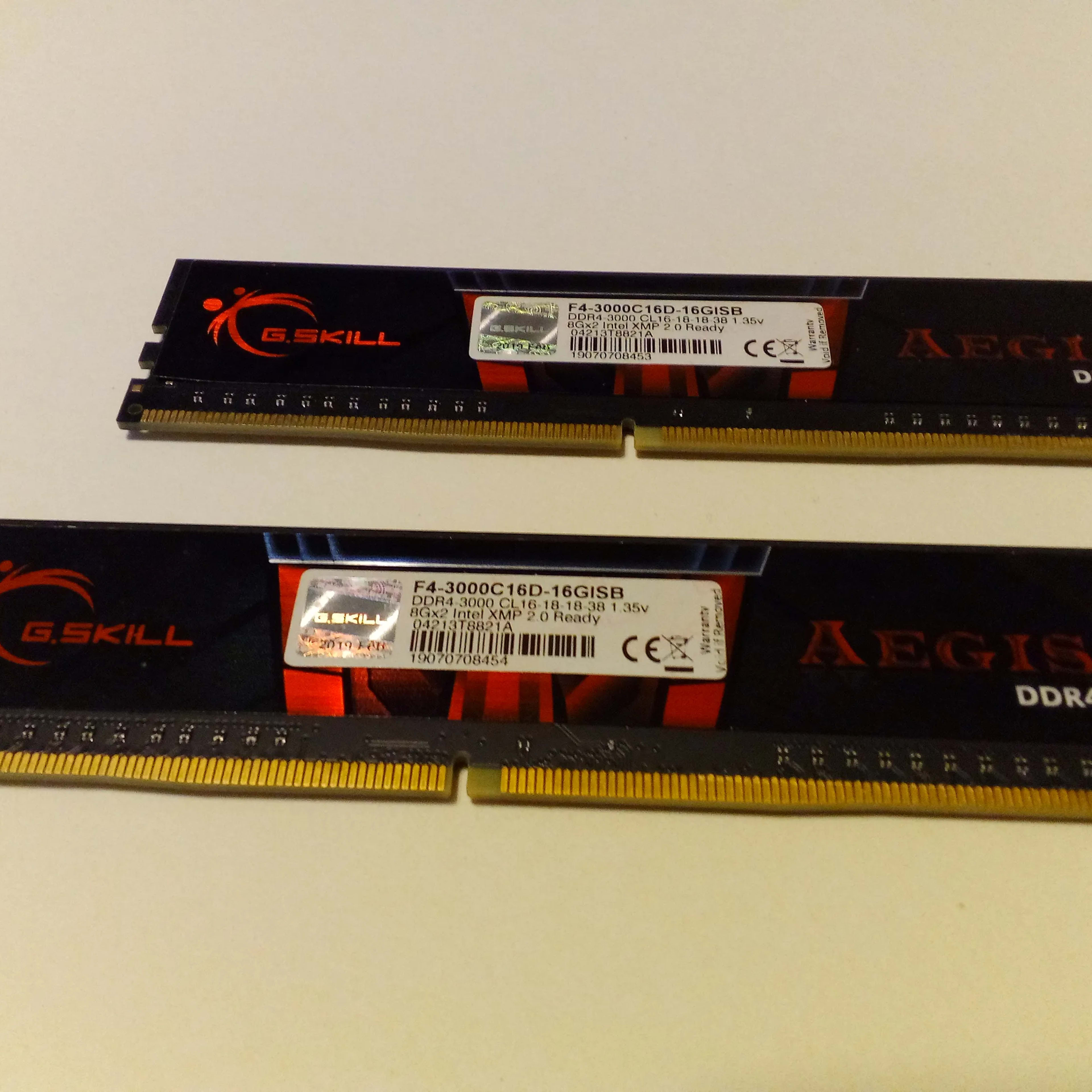 G.Skill 16GB Aegis (2x8GB) F-4-3000C-16D