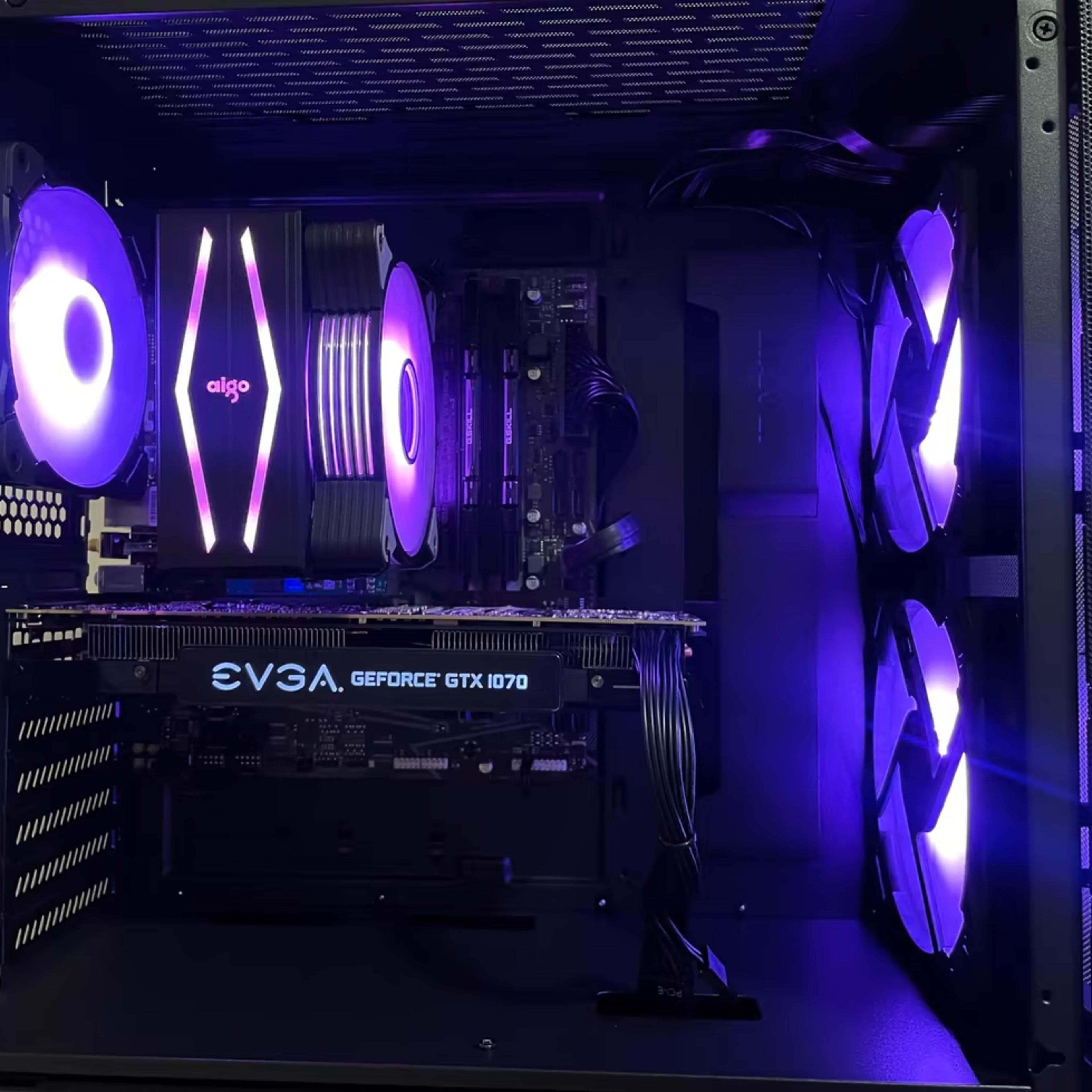 Royal Lavender / Gtx 1070 8gb, Intel 10th Gen PC