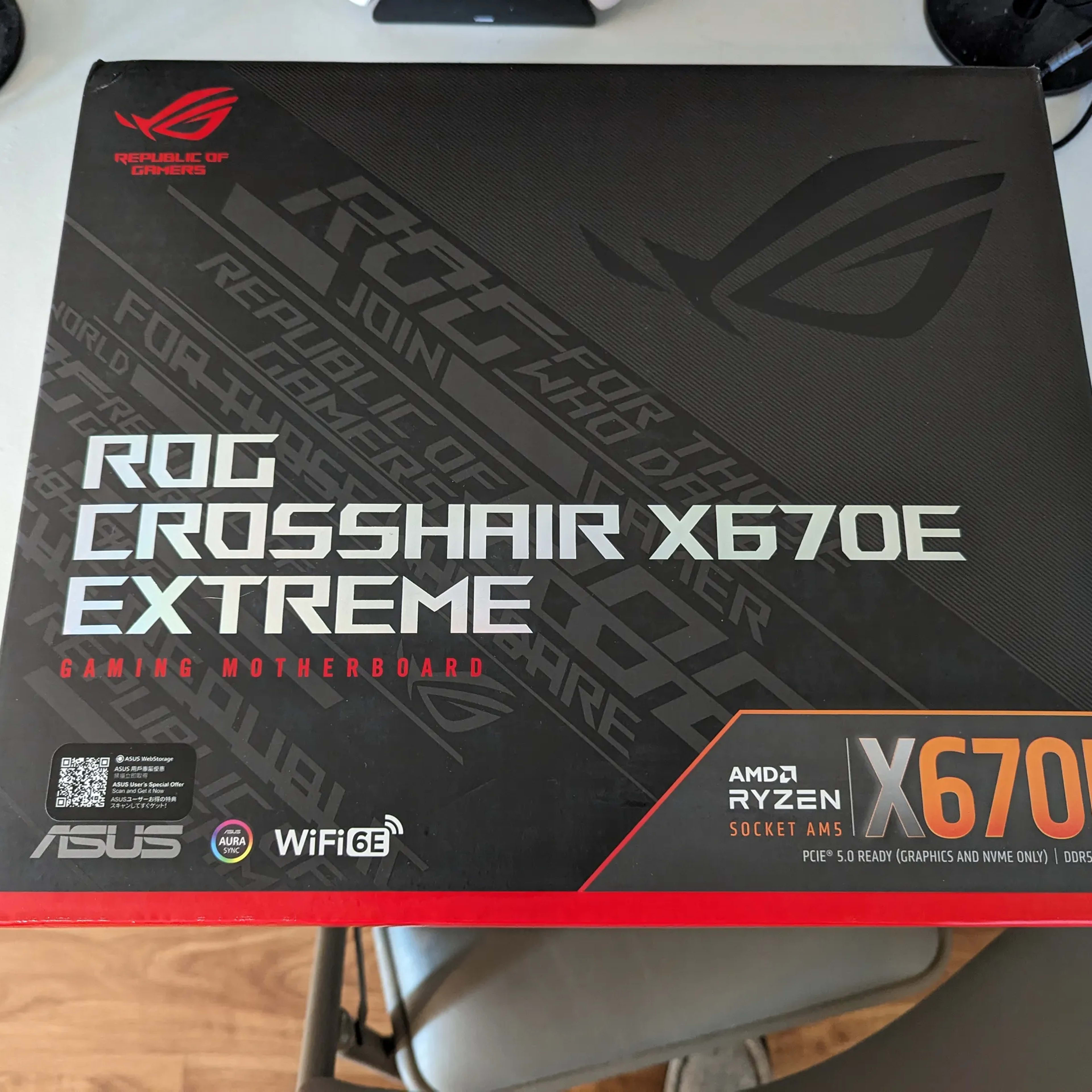 ASUS ROG CROSSHAIR X670E EXTREME MOTHERBOARD