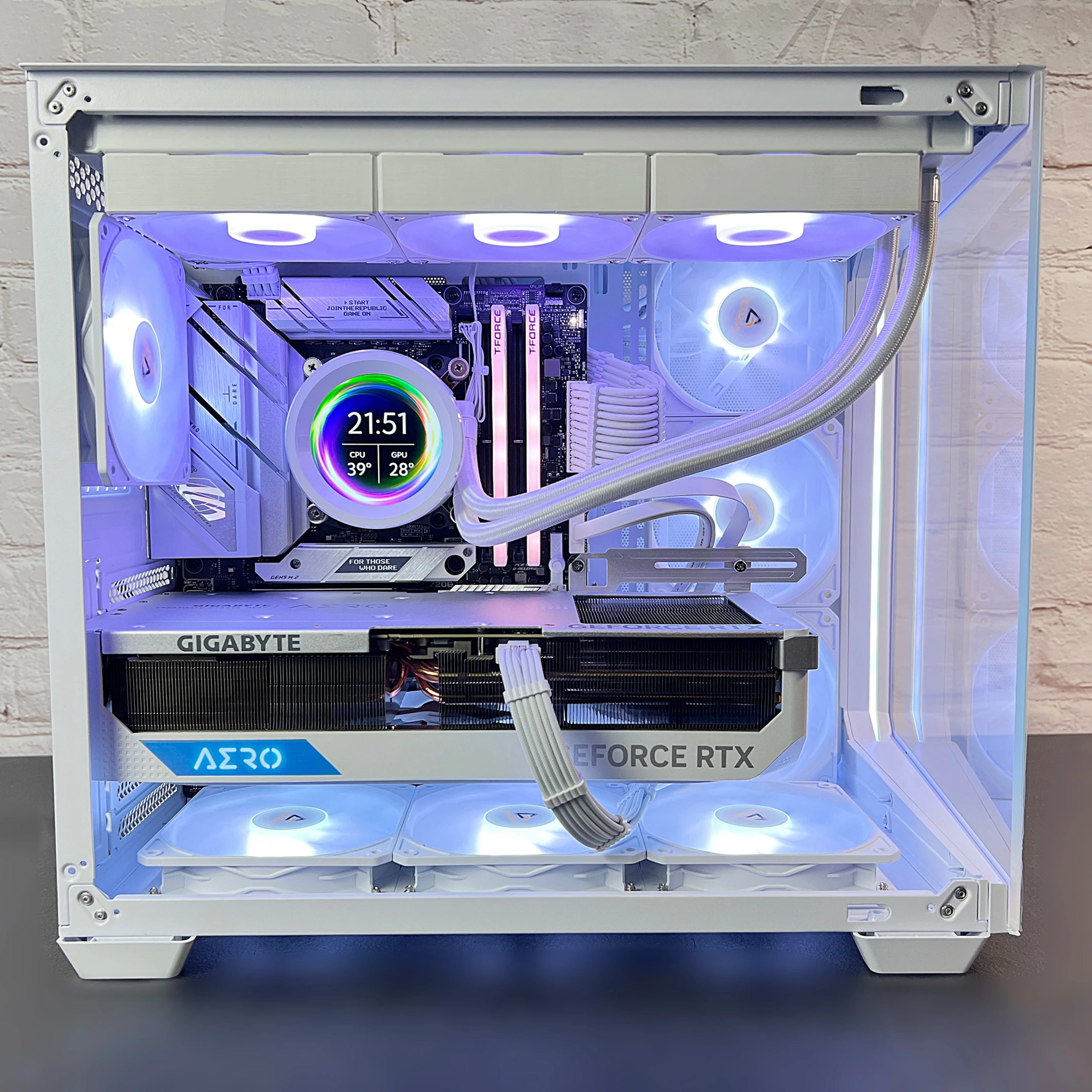 RTX 4080 Aero OC Ryzen 7 7800X3D 32GB DDR5 RAM 4TB M.2 Gaming PC 🤯