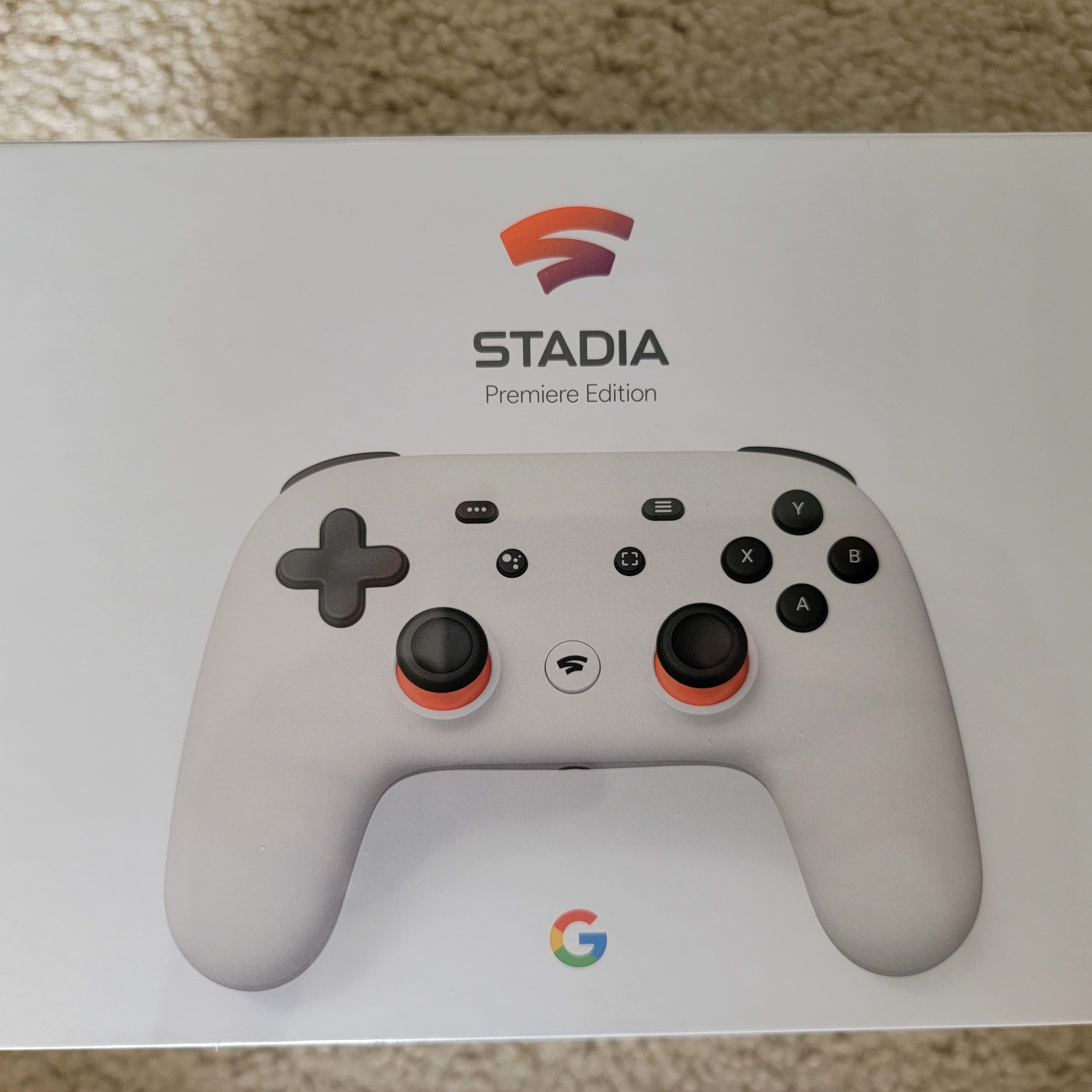 Google Stadia Premiere Edition Clearly White Brand New Sealed With Controller + Chromecast Ultra