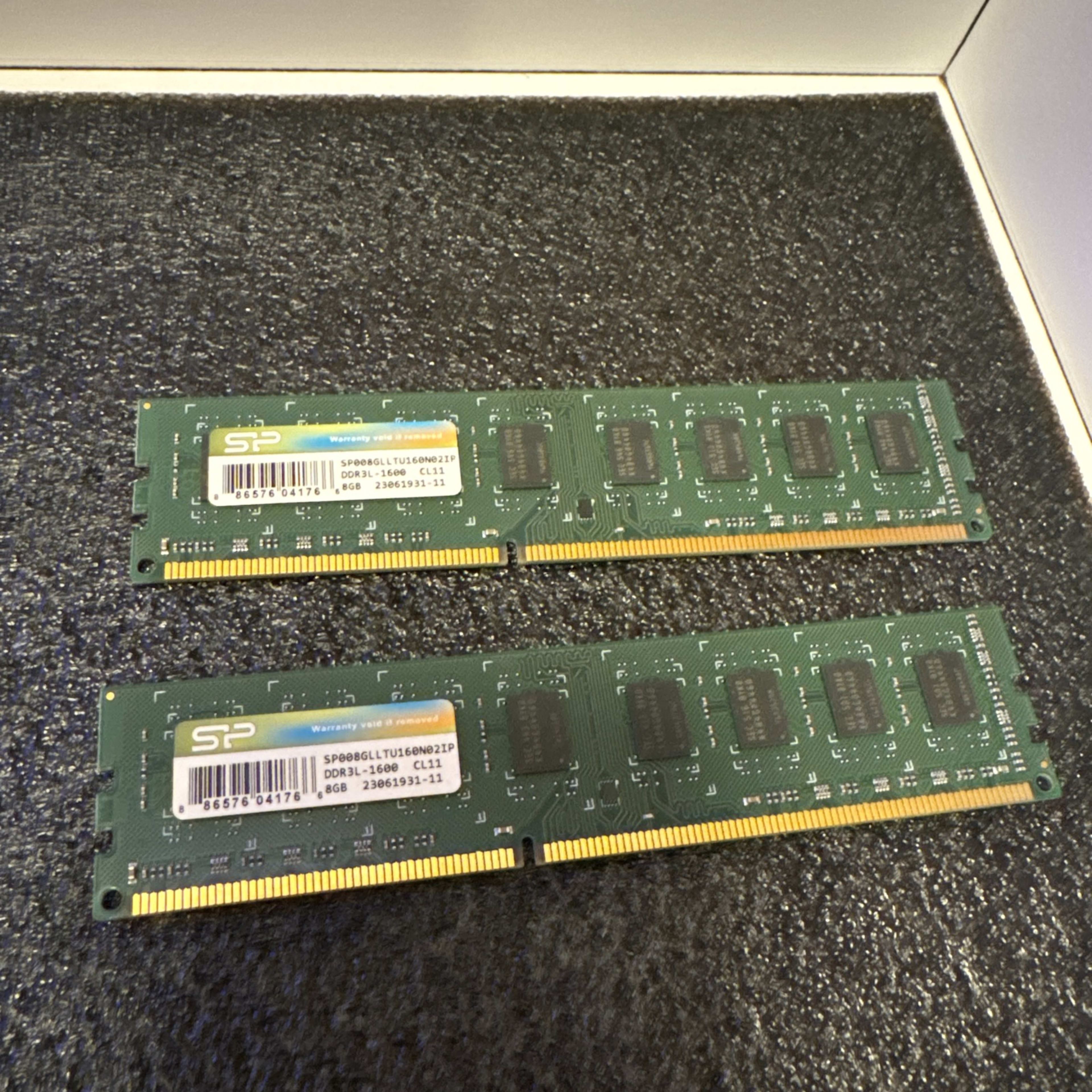 16GB (2x8GB) 1600Mhz DDR3