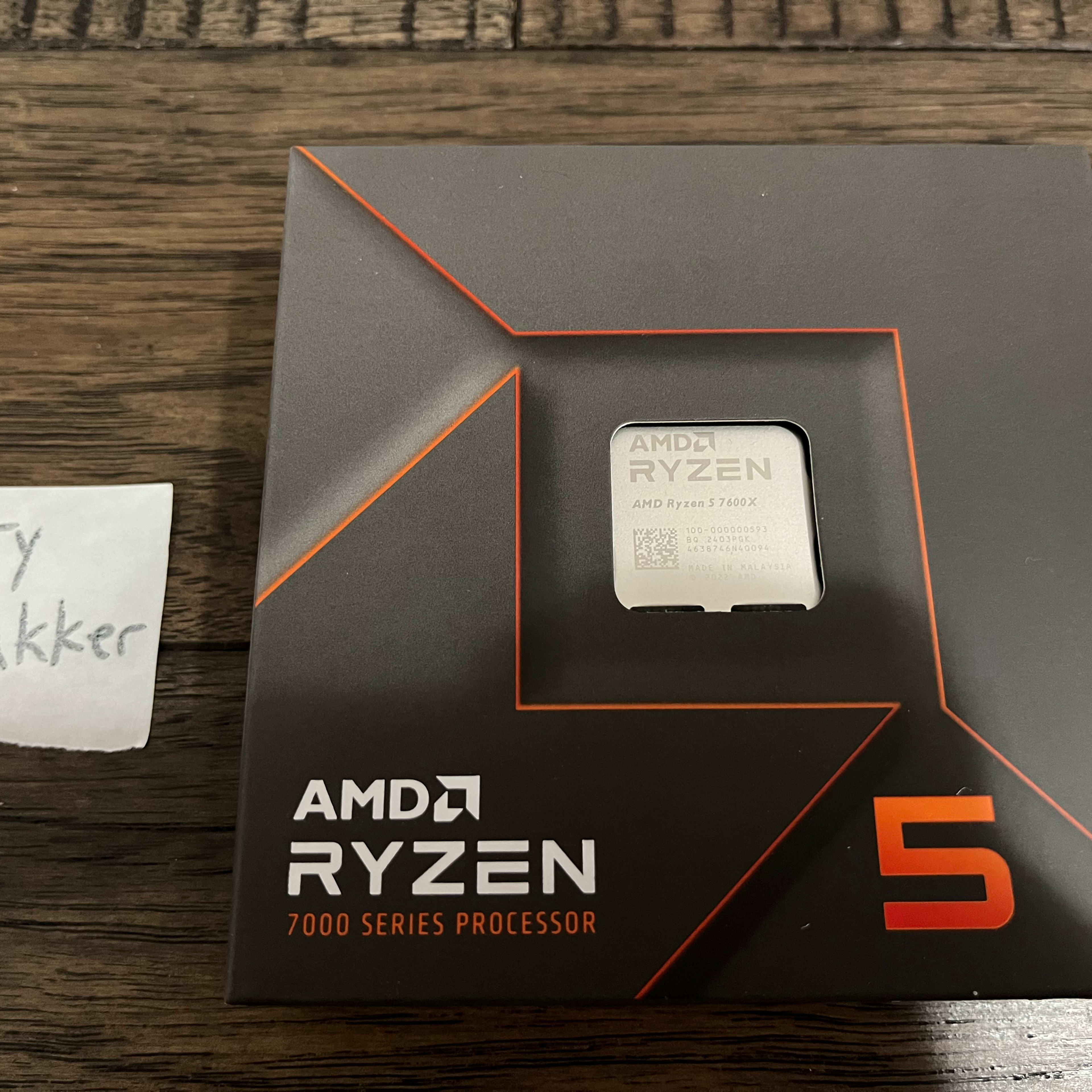 AMD 7600x CPU (Brand new)