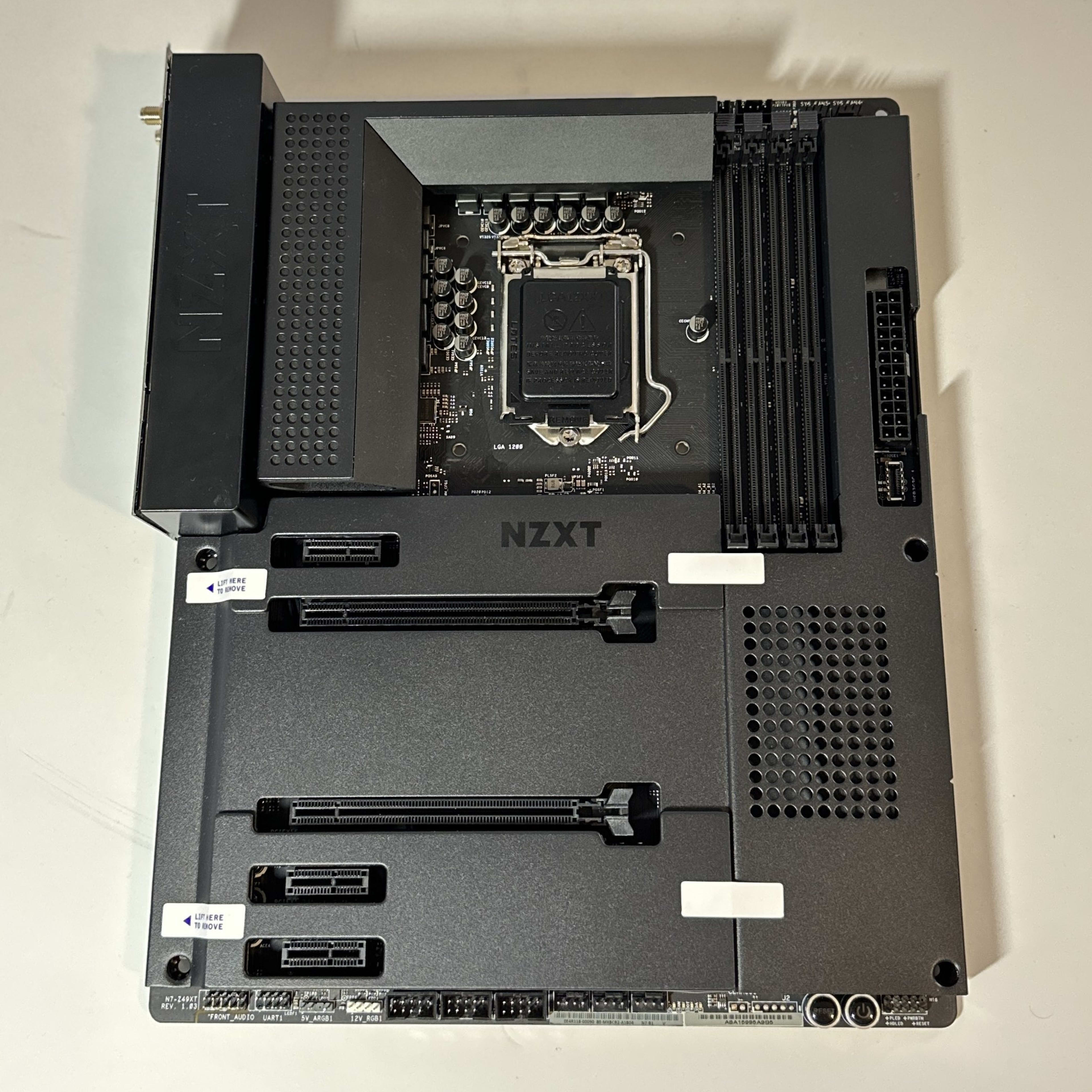 NZXT N7 Z490 Intel LGA1200 DDR4 ATX Desktop Motherboard W NZXT N7 Z490 Intel LGA1200 DDR4 ATX Desktop Motherboard W