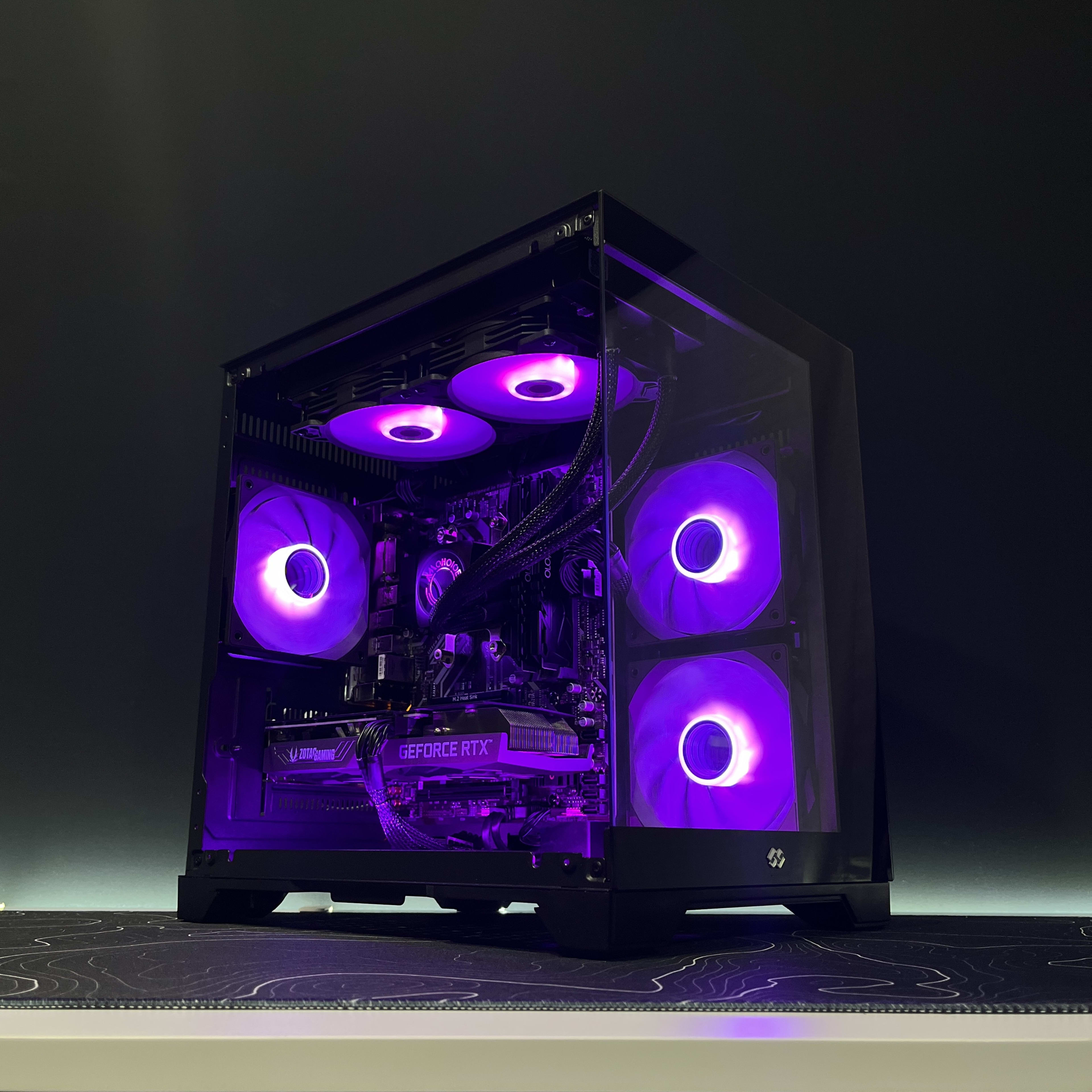 Black & RGB Gaming PC | RTX 3050 8GB & Ryzen 5 3600