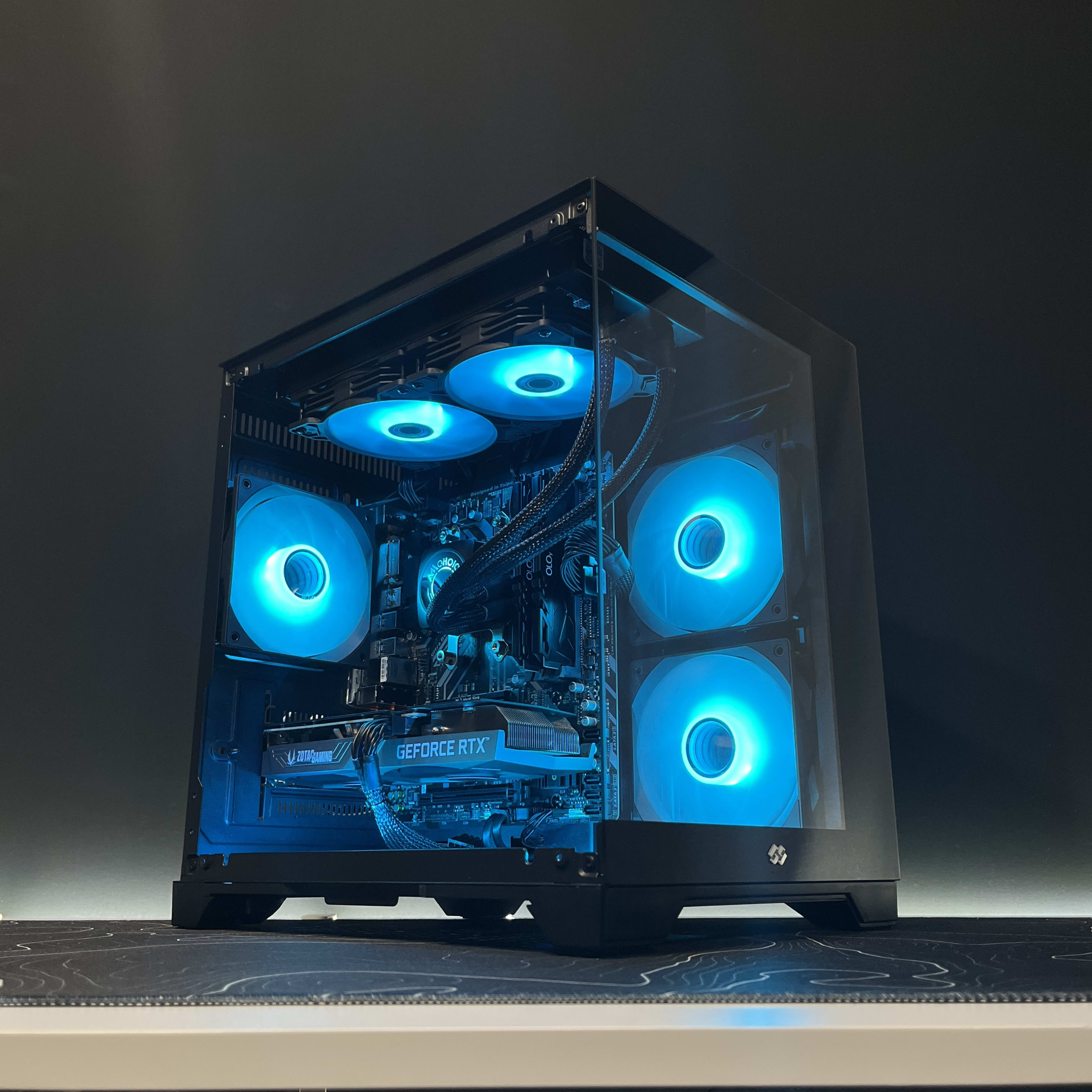 Black & RGB Gaming PC | RTX 3050 8GB & Ryzen 5 3600