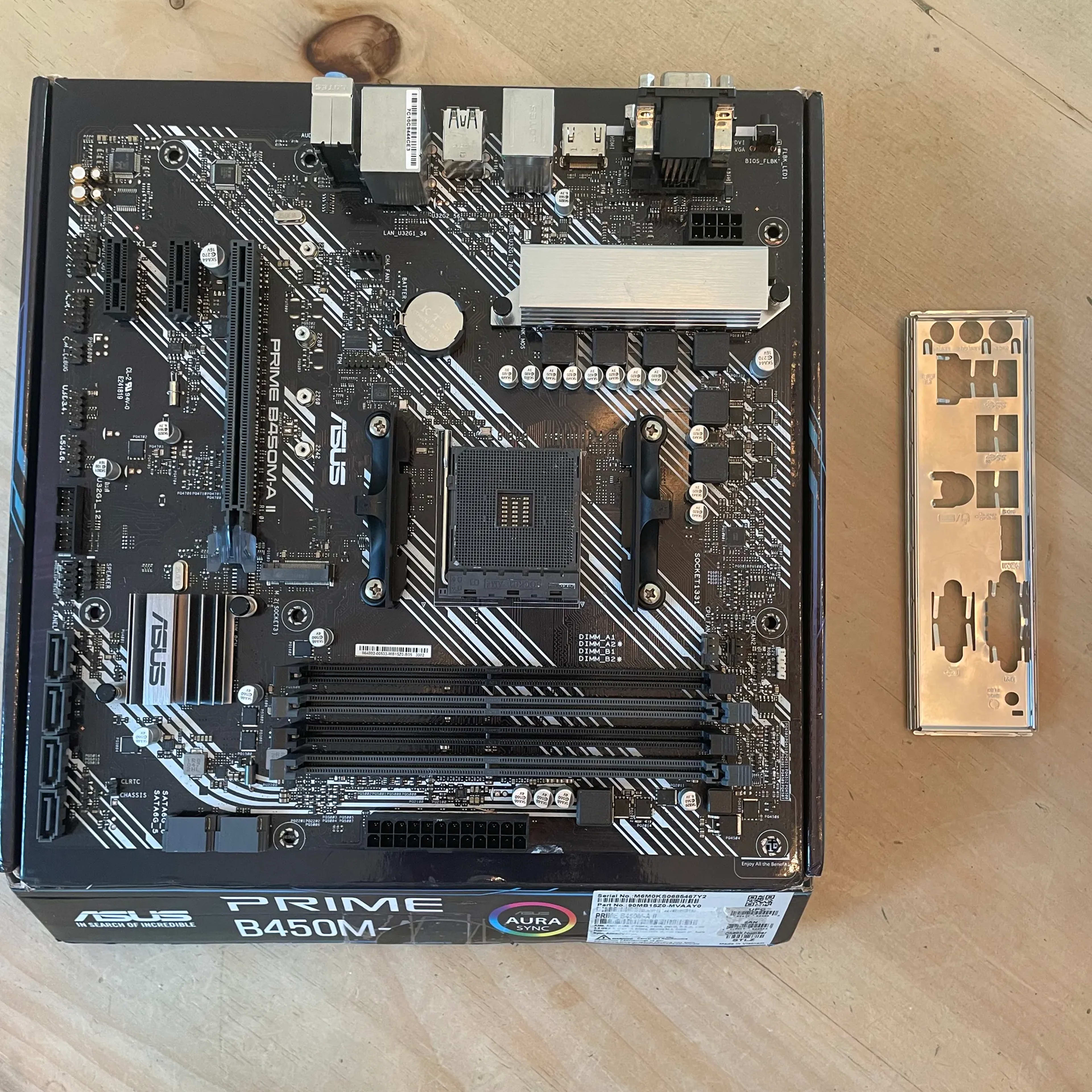 *For Parts* ASUS Prime B450M-A II Motherboard