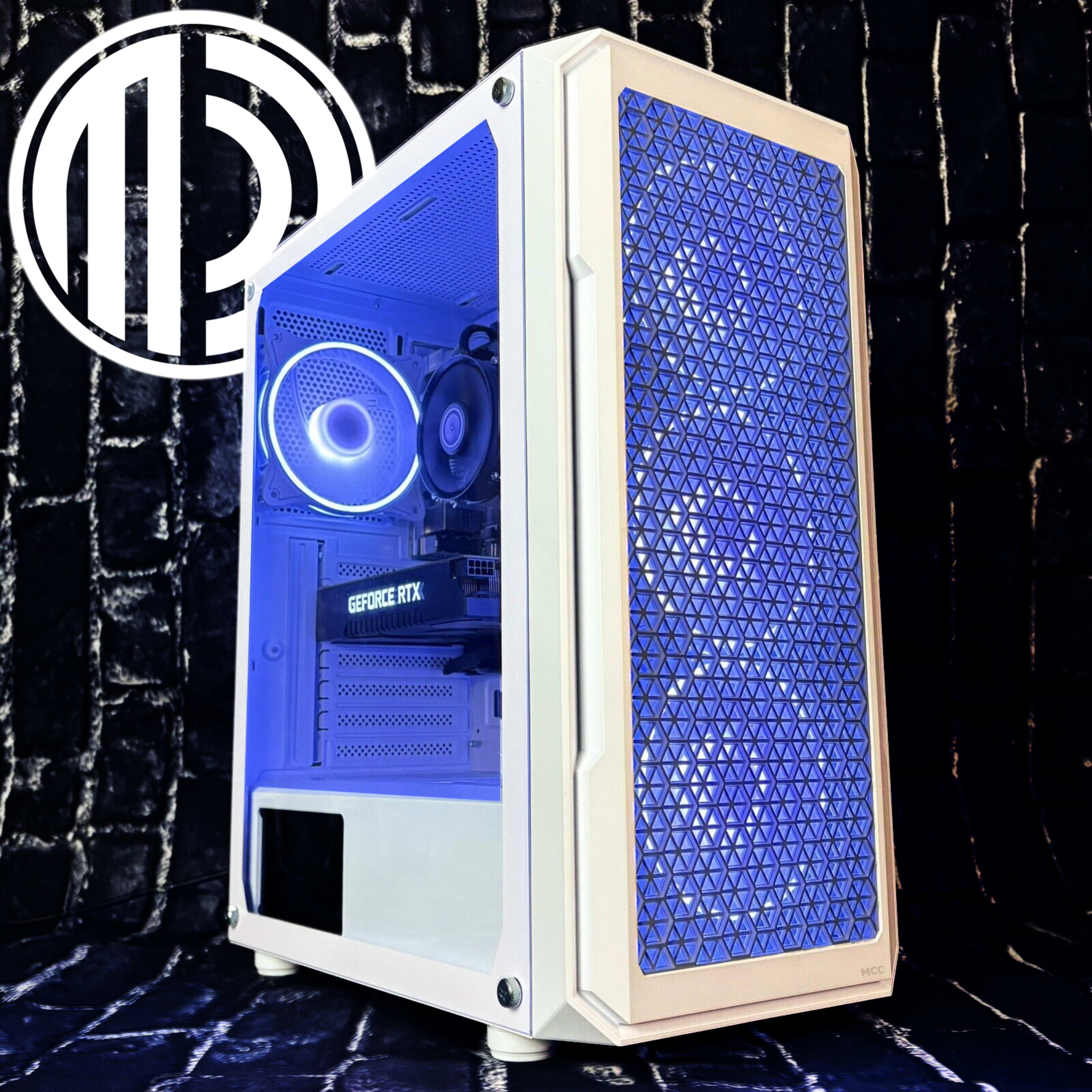 Custom Gaming PC, Intel i7-9700 4.70GHz Eight-Core, 16GB DDR4, 1TB SSD, RTX 4060 8GB, WiFi, White | Jawa Custom Gaming PC, Intel i7-9700 4.70GHz Eight-Core, 16GB DDR4, 1TB SSD, RTX 4060 8GB, WiFi, White | Jawa