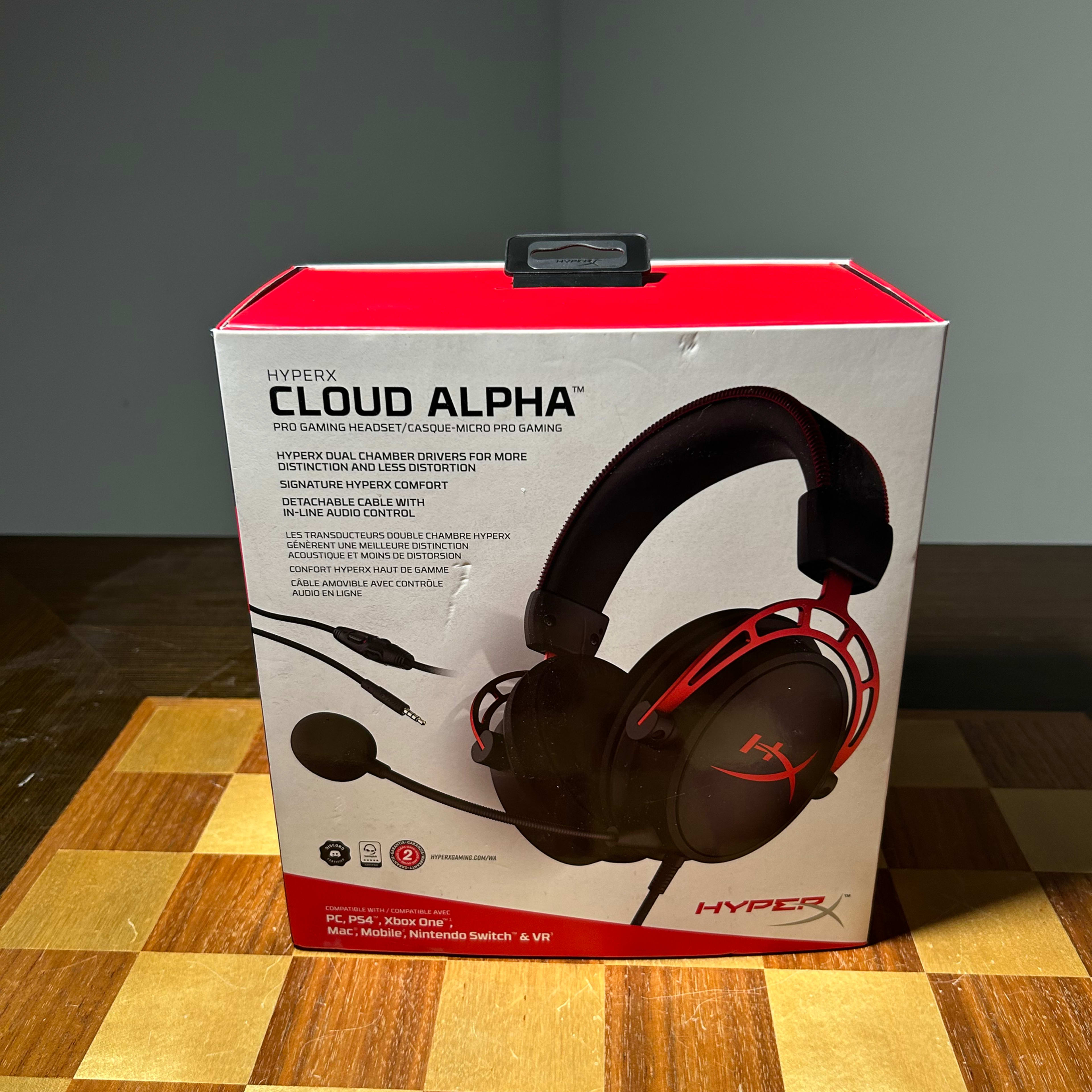 Kingston HyperX Cloud Alpha Gaming Headset for PC, Consoles, and Mobile