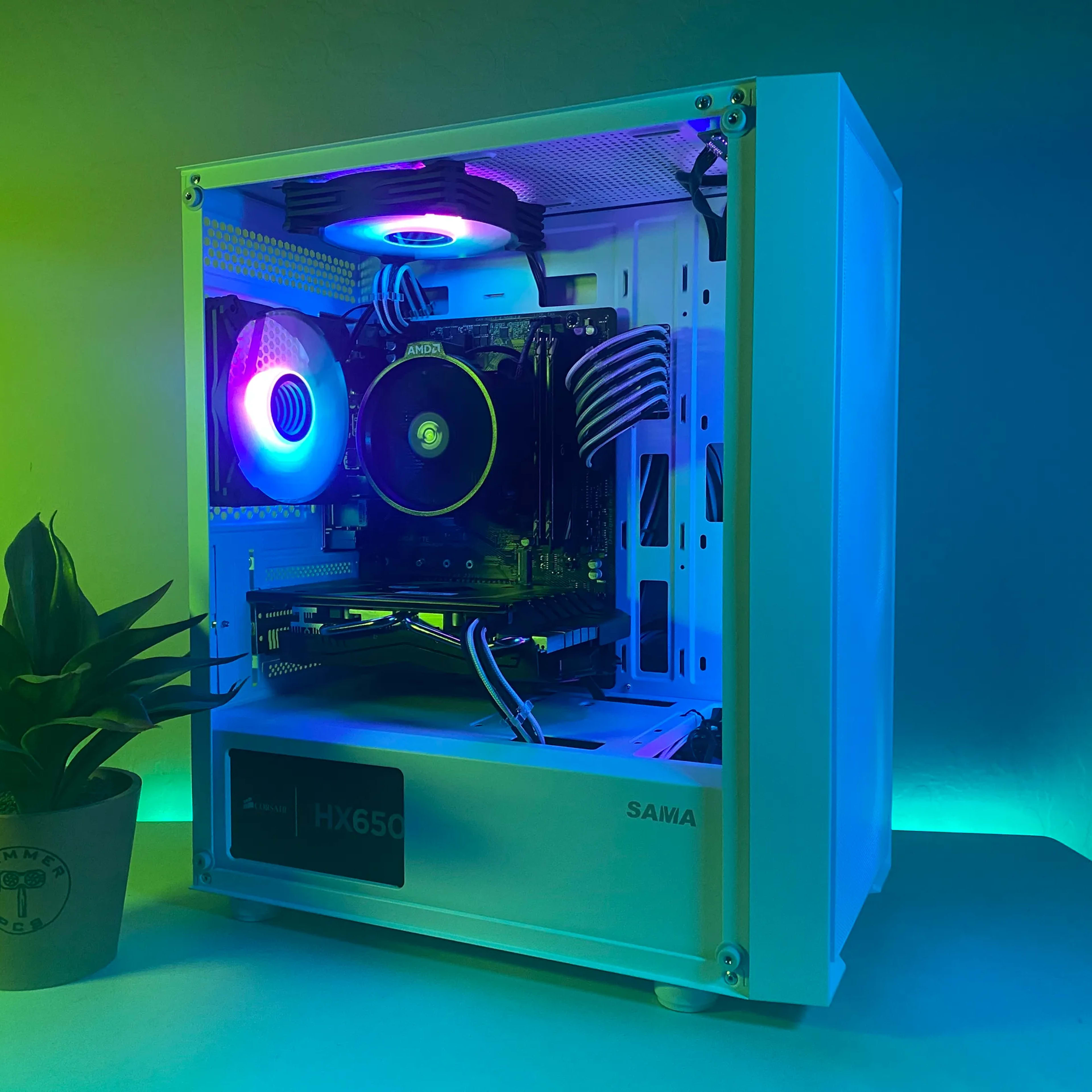 🪞Custom Built White RGB Gaming PC🪞| Fortnite, Valorant, CoD 