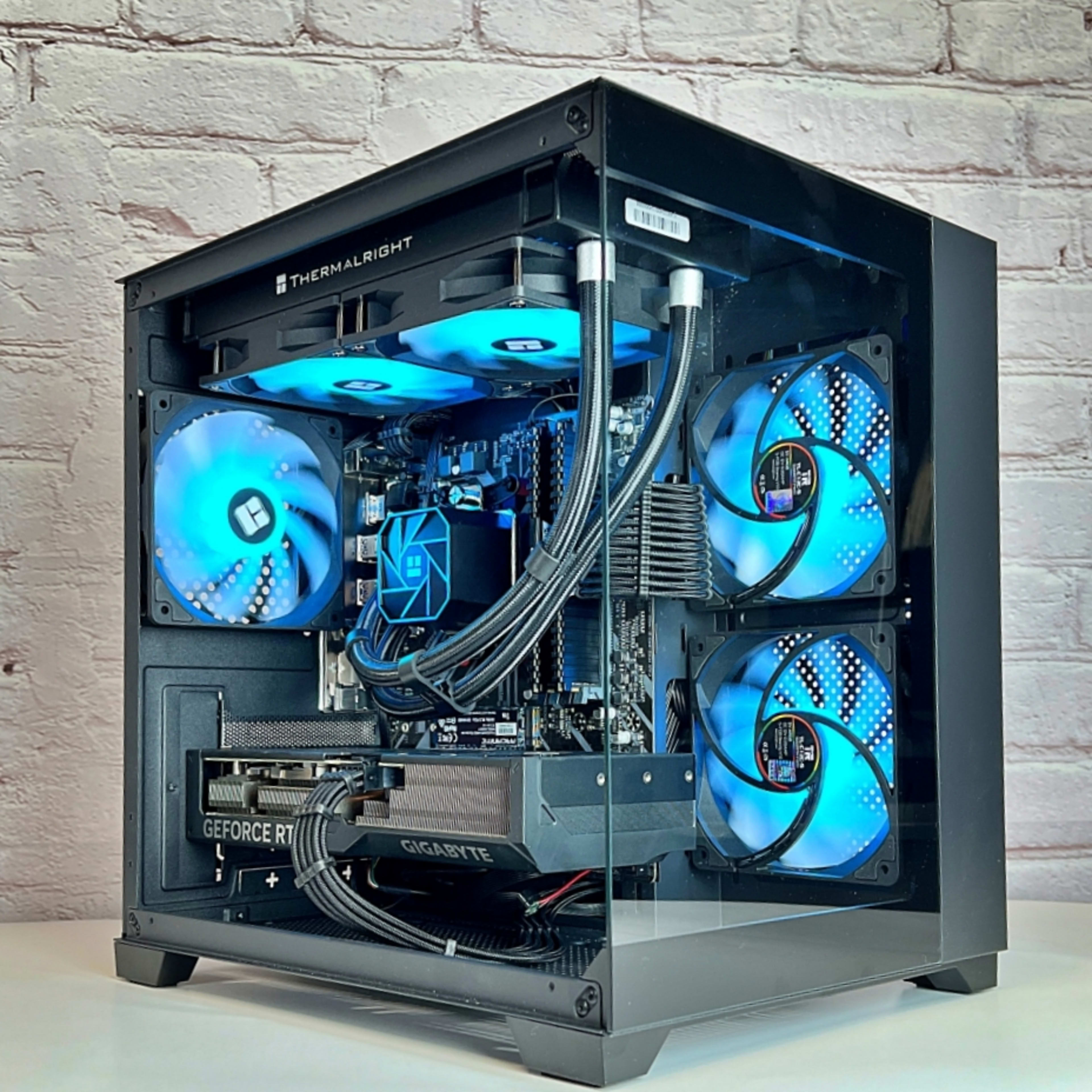 Liquid Cooled RTX 4070 Ryzen 5 5600X 32GB RAM 1TB M.2 Win 11 Gaming PC