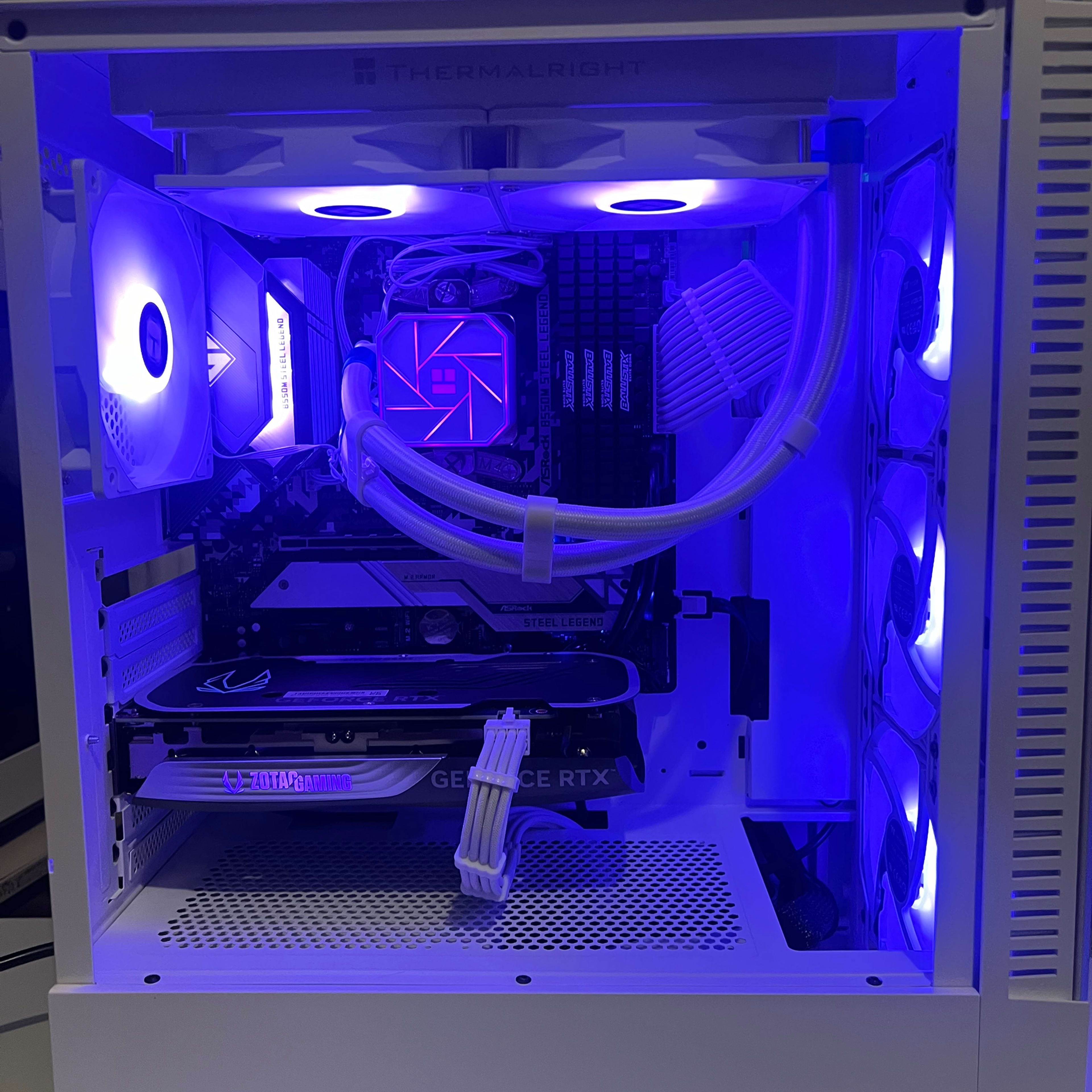 White Gaming PC | Ryzen 5 3600 | RTX 4060TI | 32GB RAM | 1TB SSD | 2TB HDD  | Windows 11 Pro | Jawa