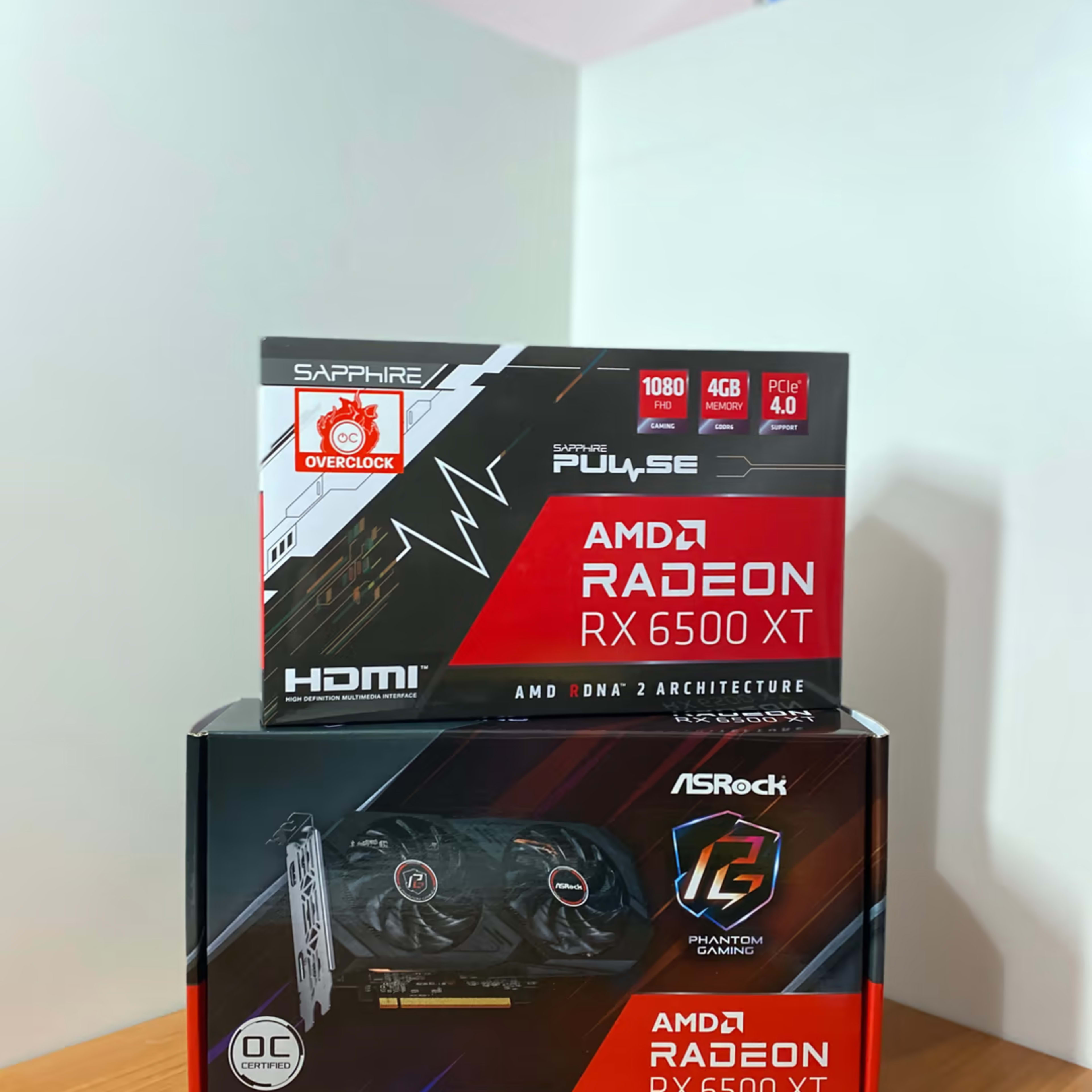 BNIB RX 6500XT Pair (Price is for both GPUs)