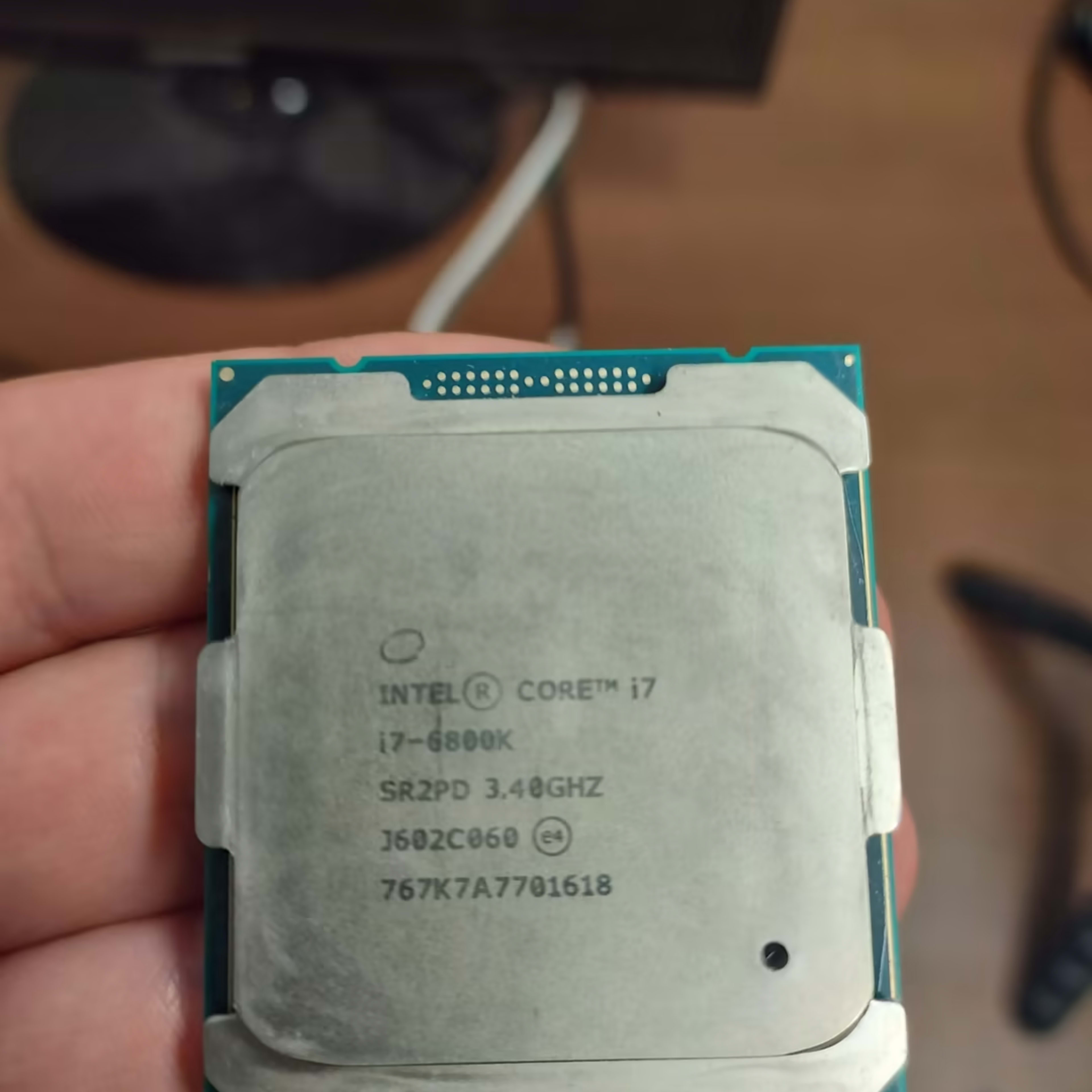 Intel Core i7-6800k CPU