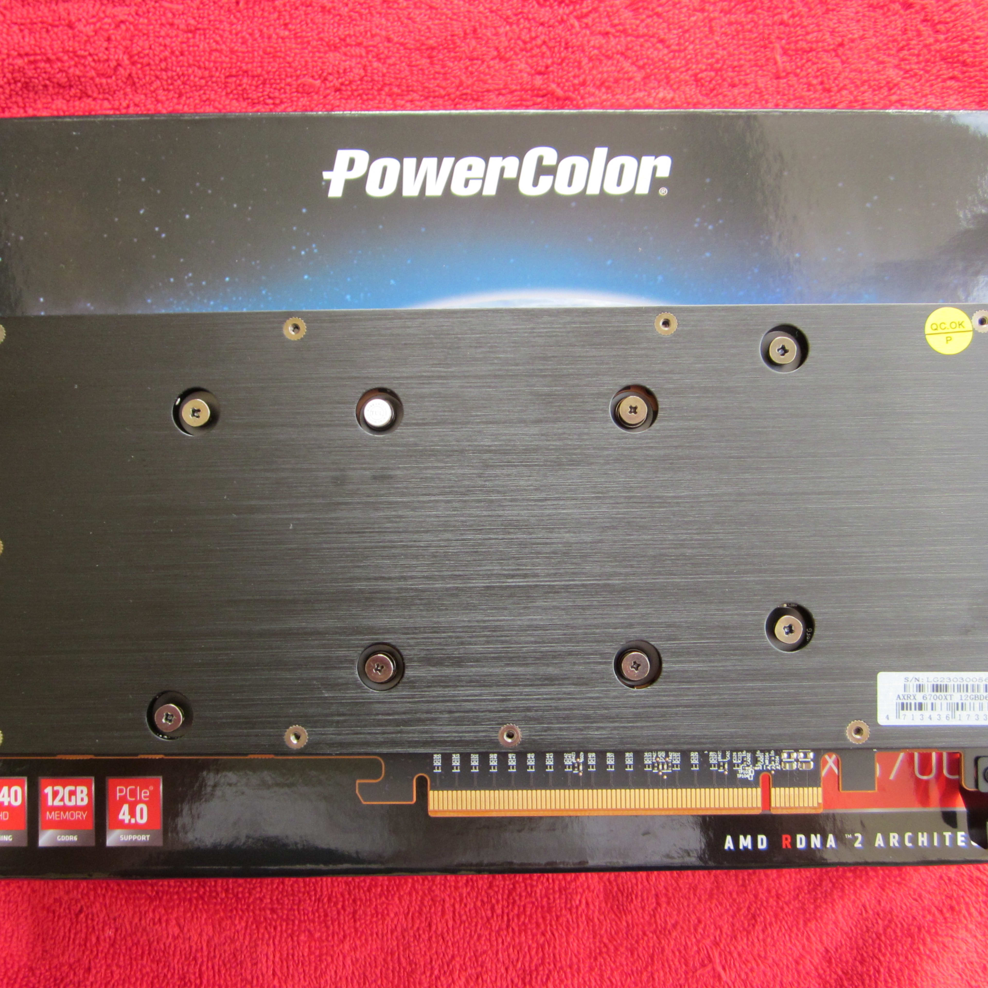 PowerColor Fighter RX 6700 XT 12GB GDDR6 Graphics Card AXRX PCI Express ...