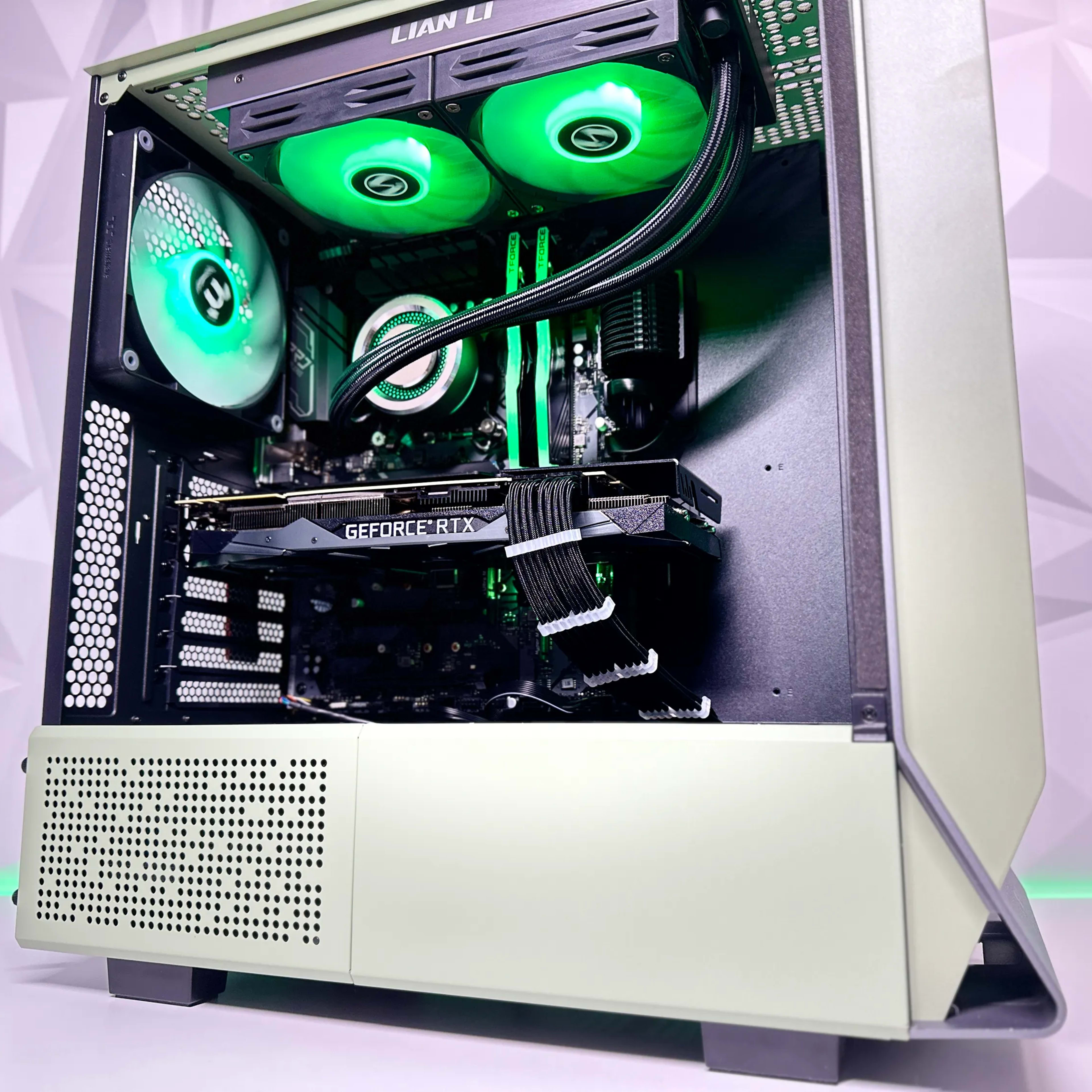 🍵💚🍃Matcha🍃Liquid Cooled Gaming PC🍃Nvidia RTX 2080 Ti 11GB 