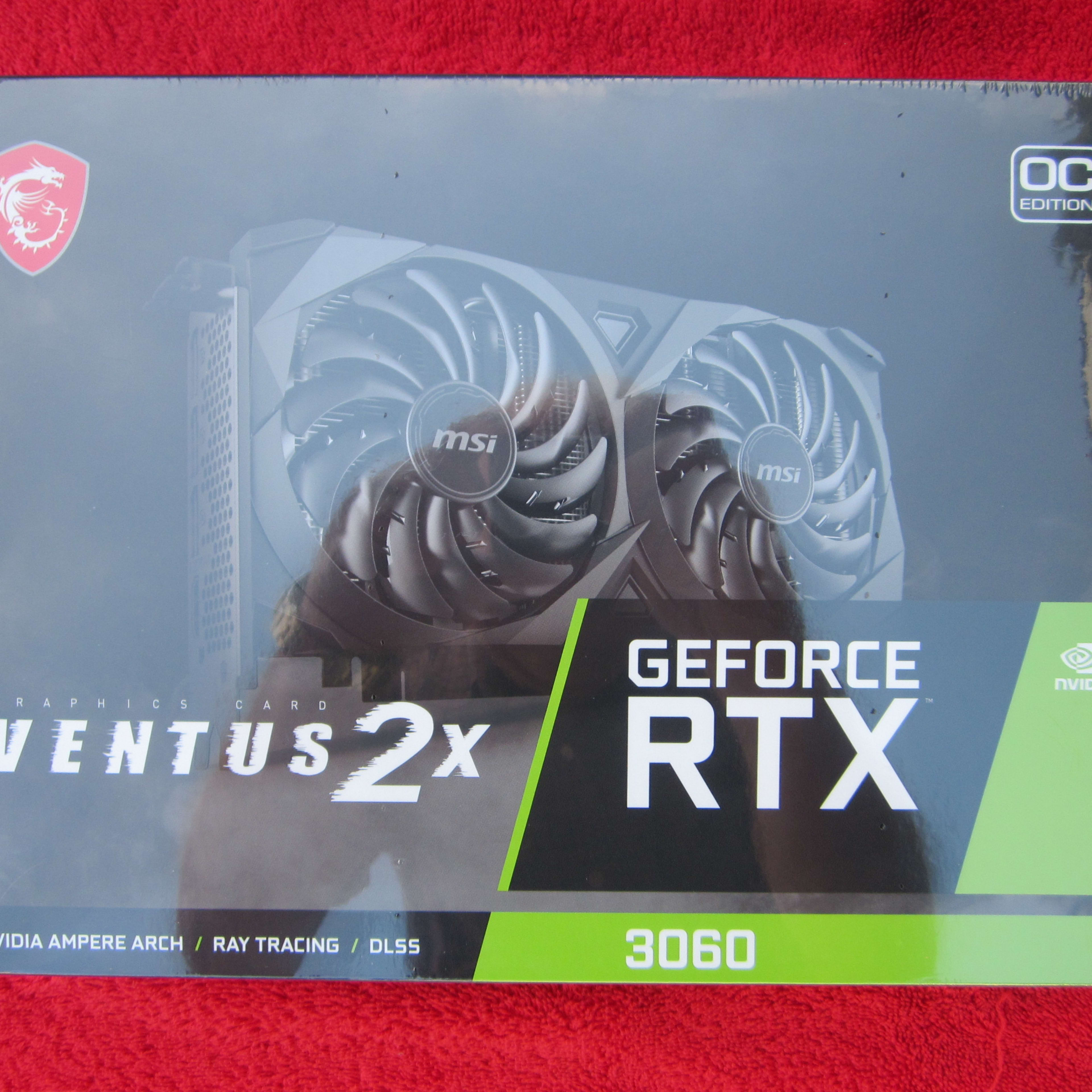 NEW! MSI NVIDIA RTX 3060 12GB Ventus 2X OC PCIe 4.0 Video Card