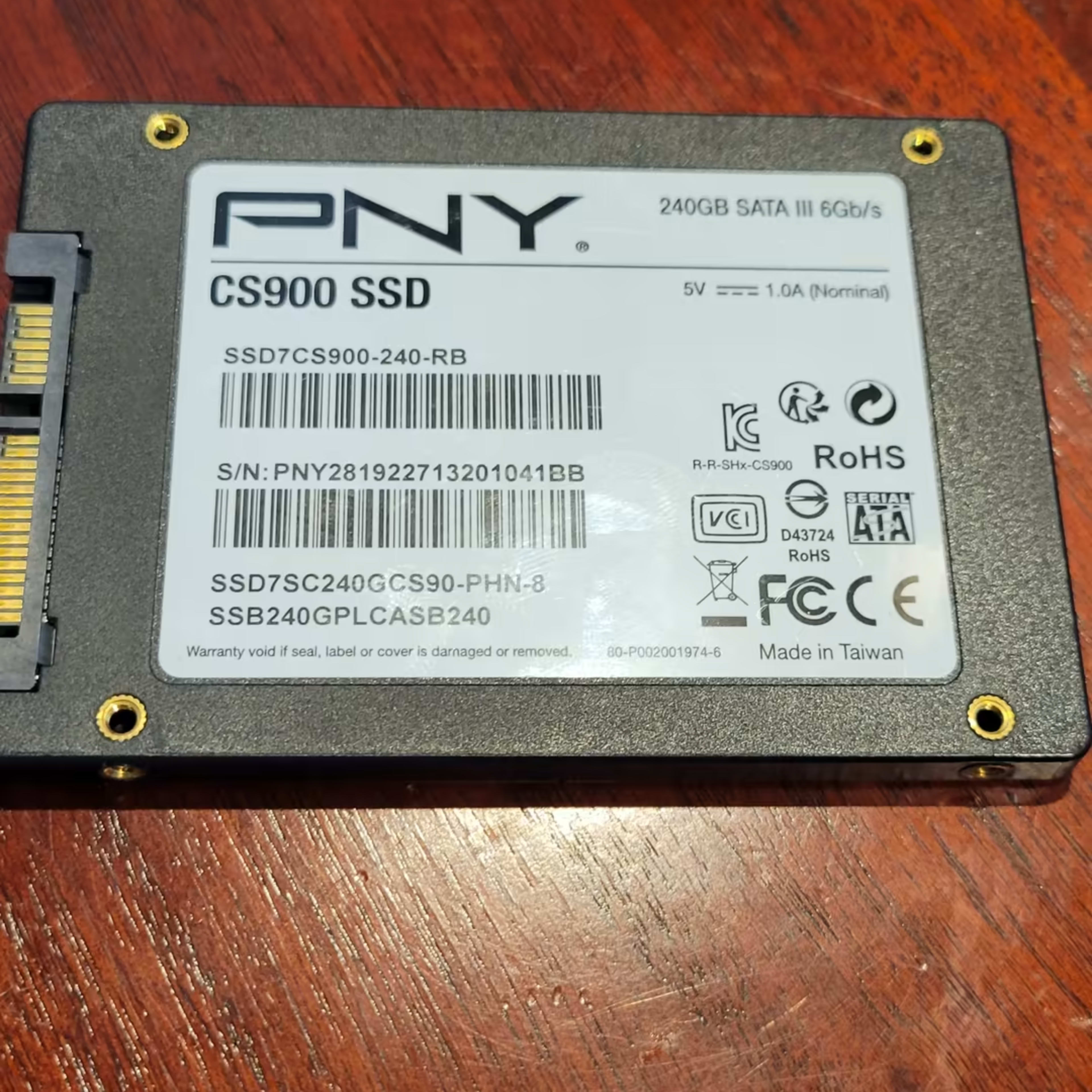 PNY SSD CS900 240G 2.5 Sata 3 –