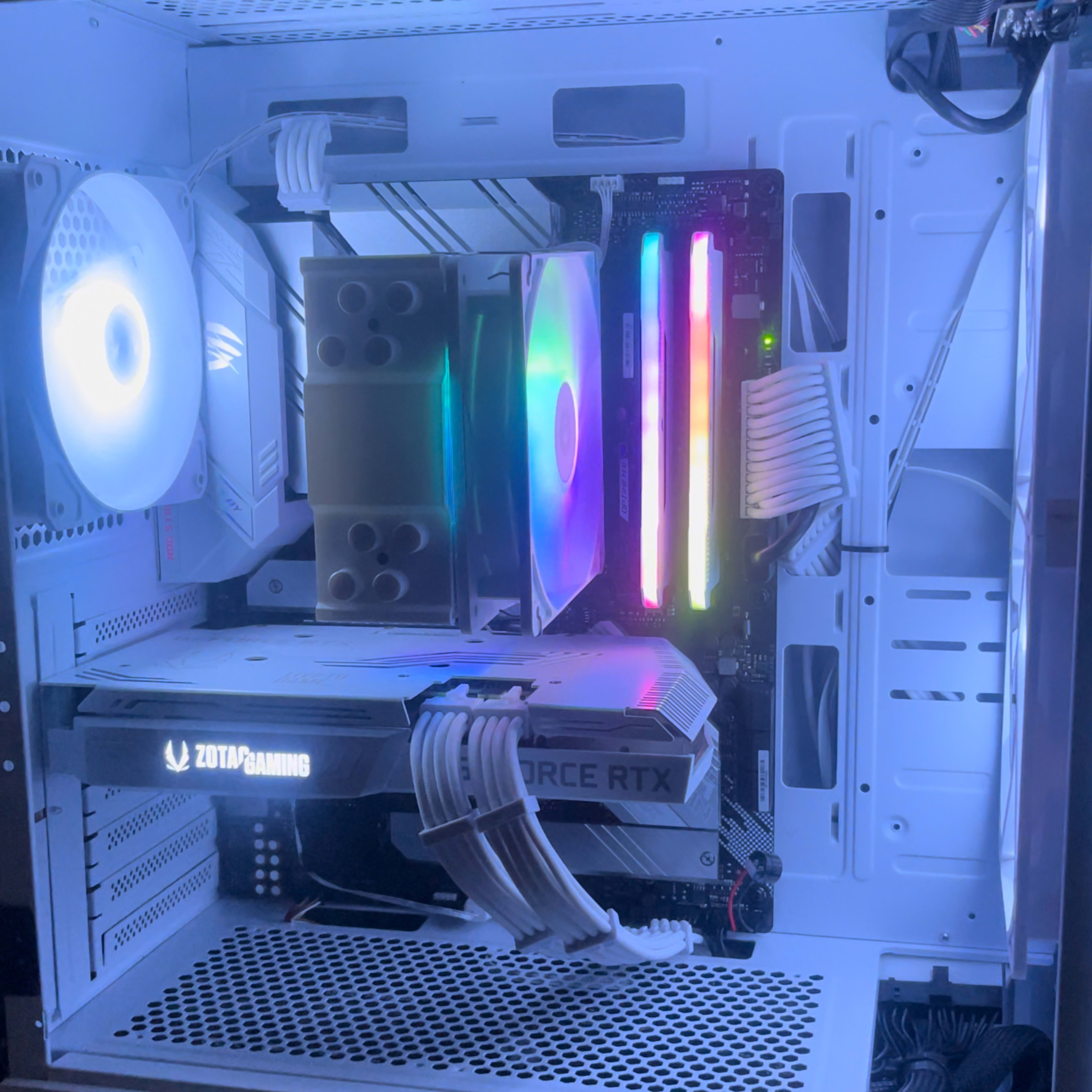 Nvidia RTX 3070 | RYZEN 5 5600X | 16GB RAM | 1TB M.2 NVMe SSD | White Gaming PC