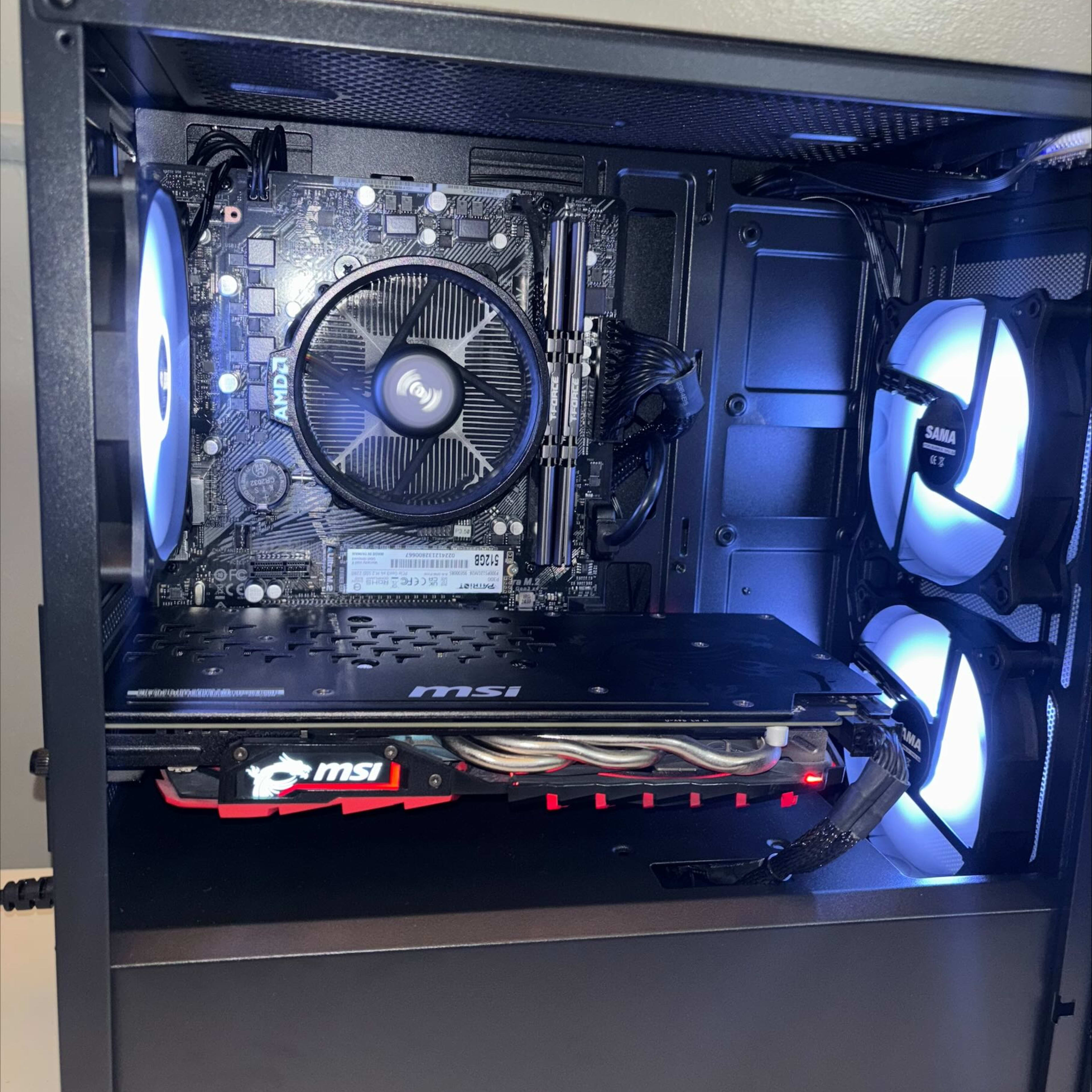 Gaming PC: Ryzen 5 3600, GTX 1060, 16 GB 3600 Mhz RAM, 512 Gaming PC: Ryzen 5 3600, GTX 1060, 16 GB 3600 Mhz RAM, 512
